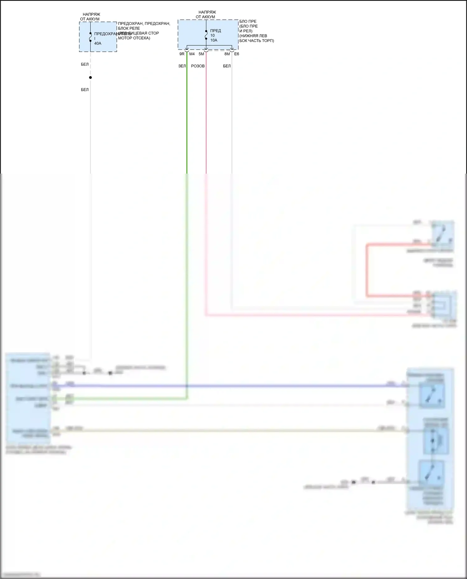 Maxima Nissan A36 (2015-2024): Электросхема блокировки селектора 
