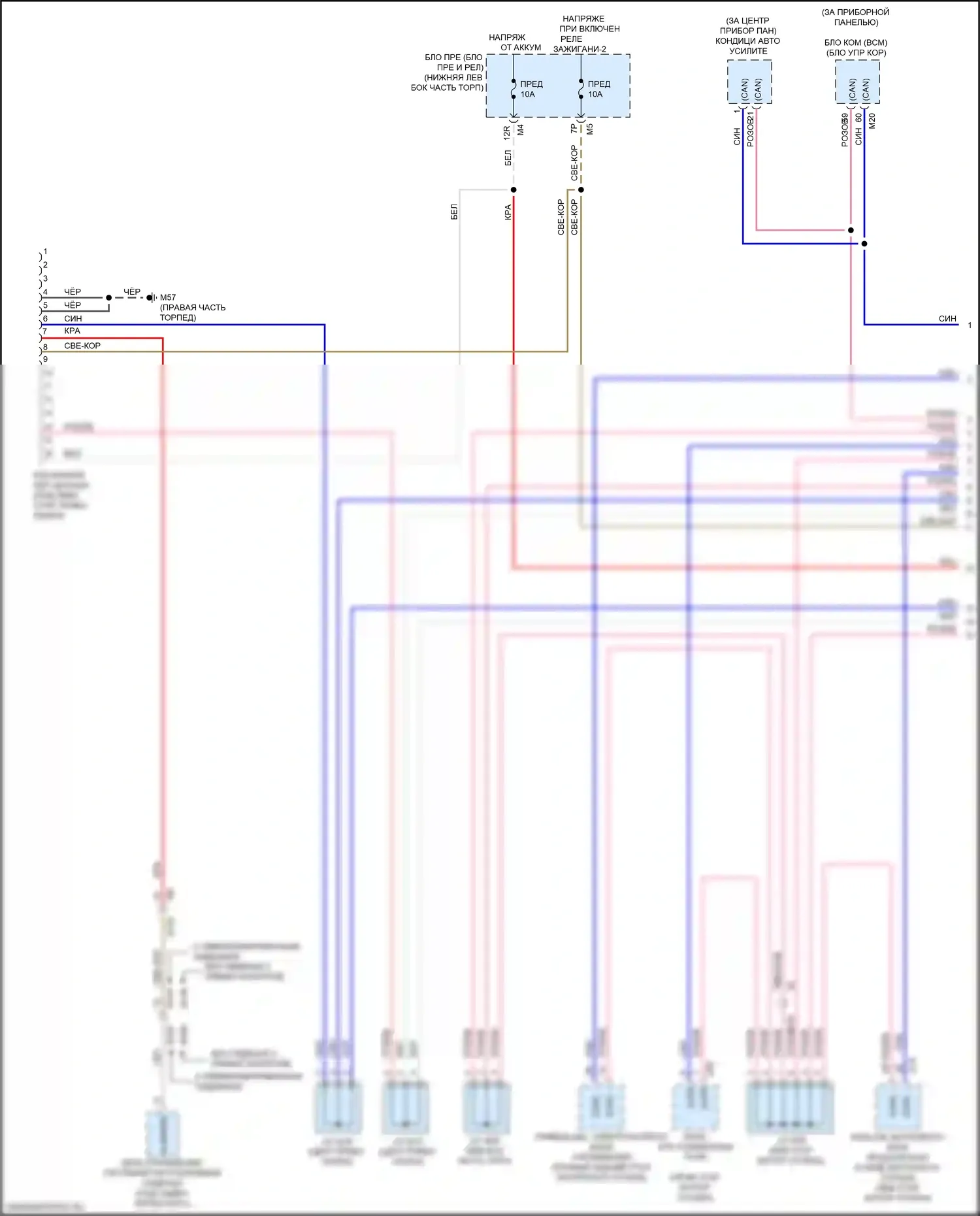 Maxima Nissan A36 (2015-2024): Can шина электросхема, без помощи водителя (1 из 2) 