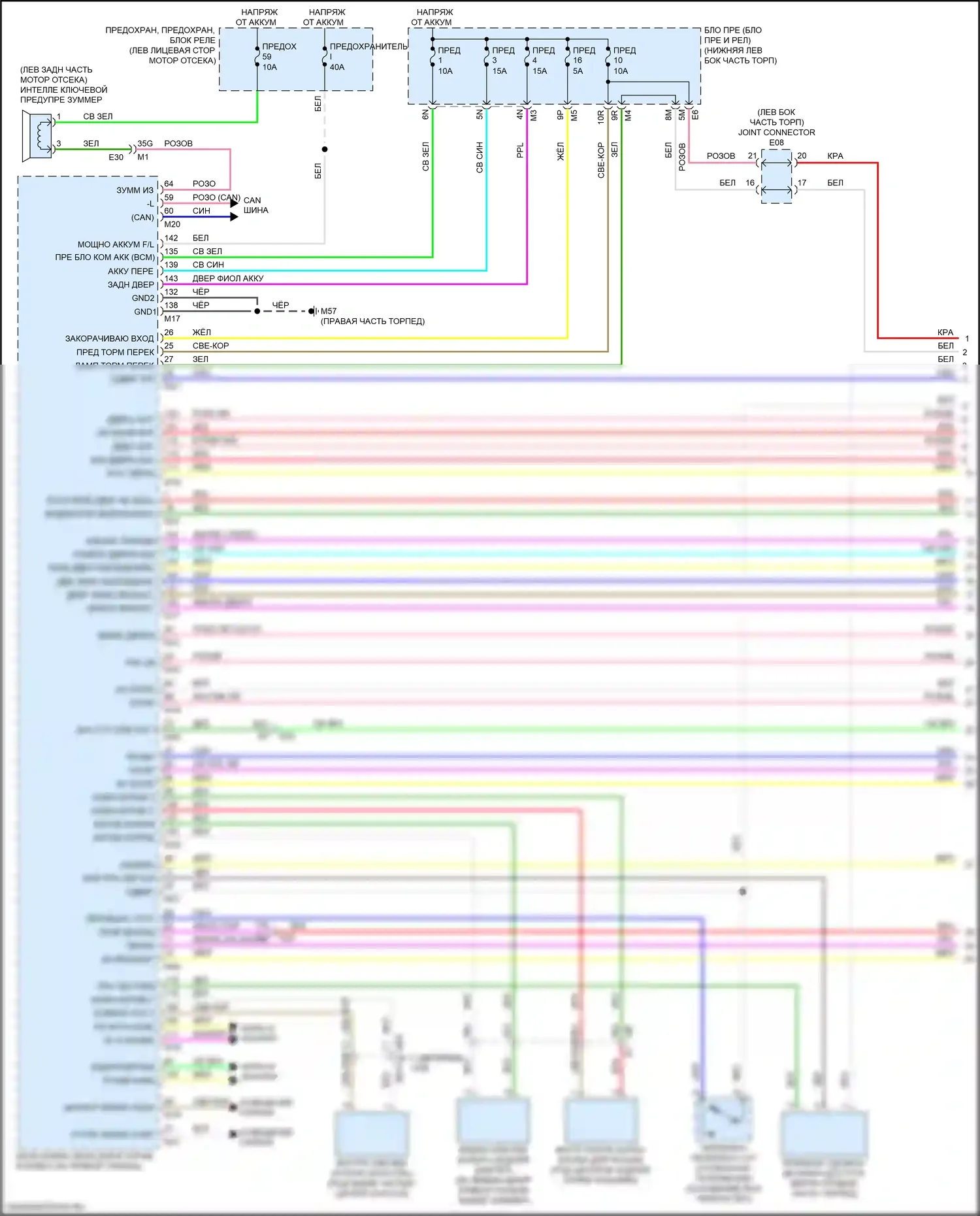 Maxima Nissan A36 (2015-2024): Электросхема защиты от взлома (1 из 4) 