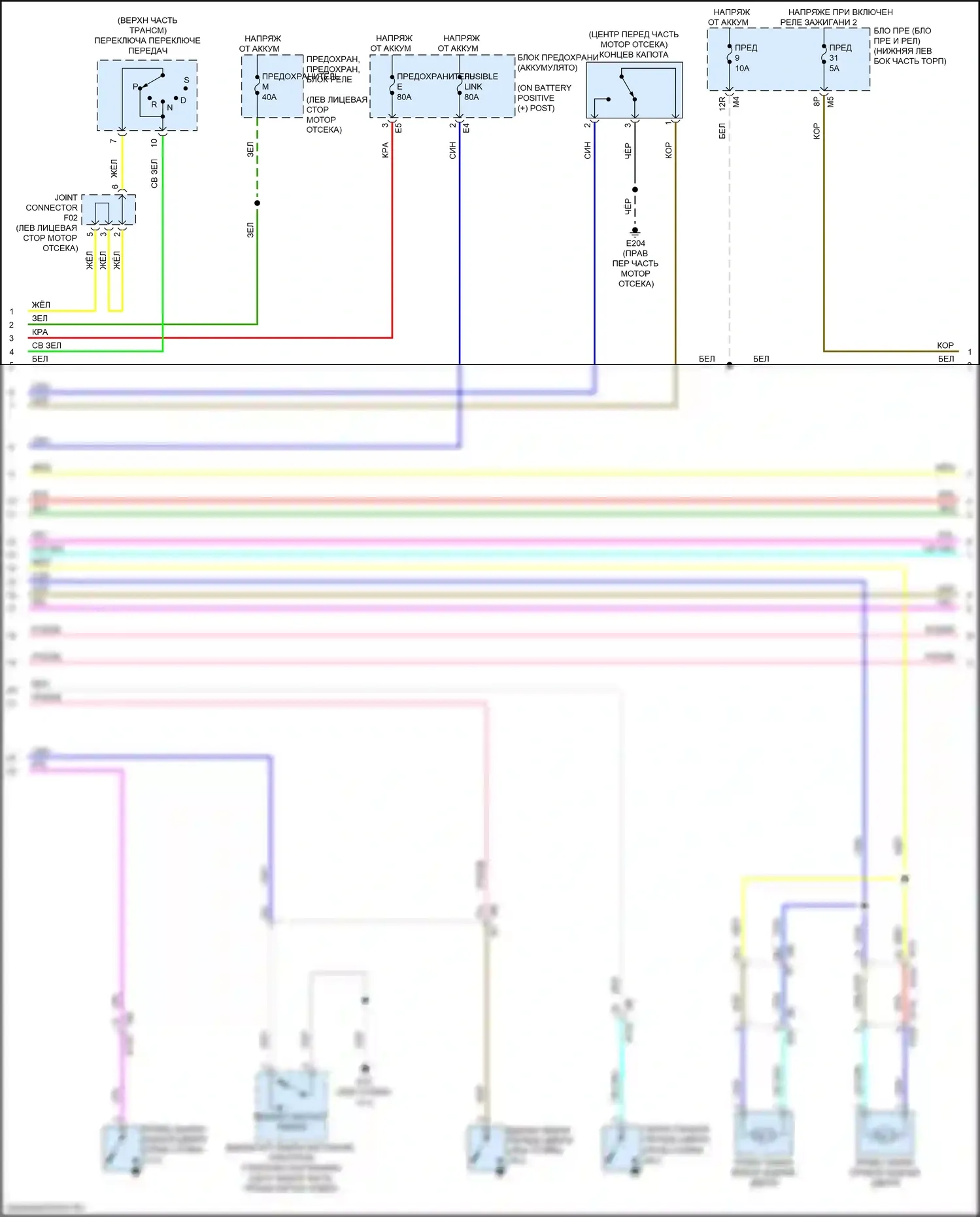 Maxima Nissan A36 (2015-2024): Электросхема защиты от взлома (3 из 4) 