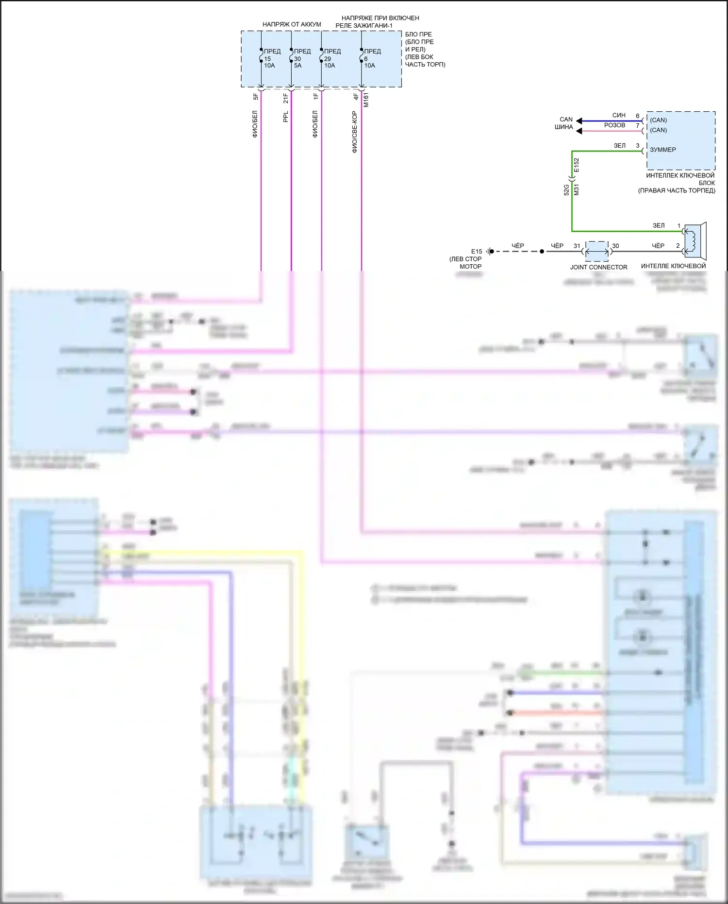 Pathfinder Nissan V (2021-2024): Электросхема утора 