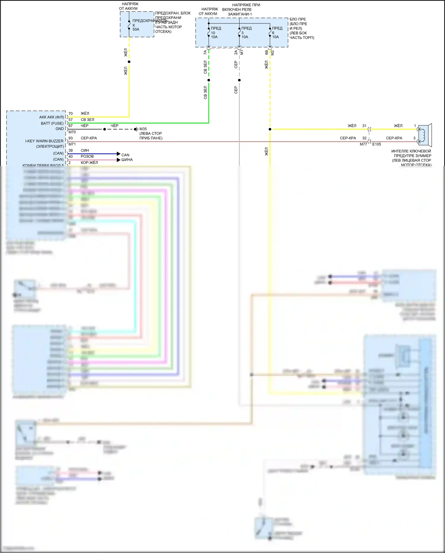 Patrol Nissan Y62 рестайлинг 2 (2019-2024): Электросхема утора 