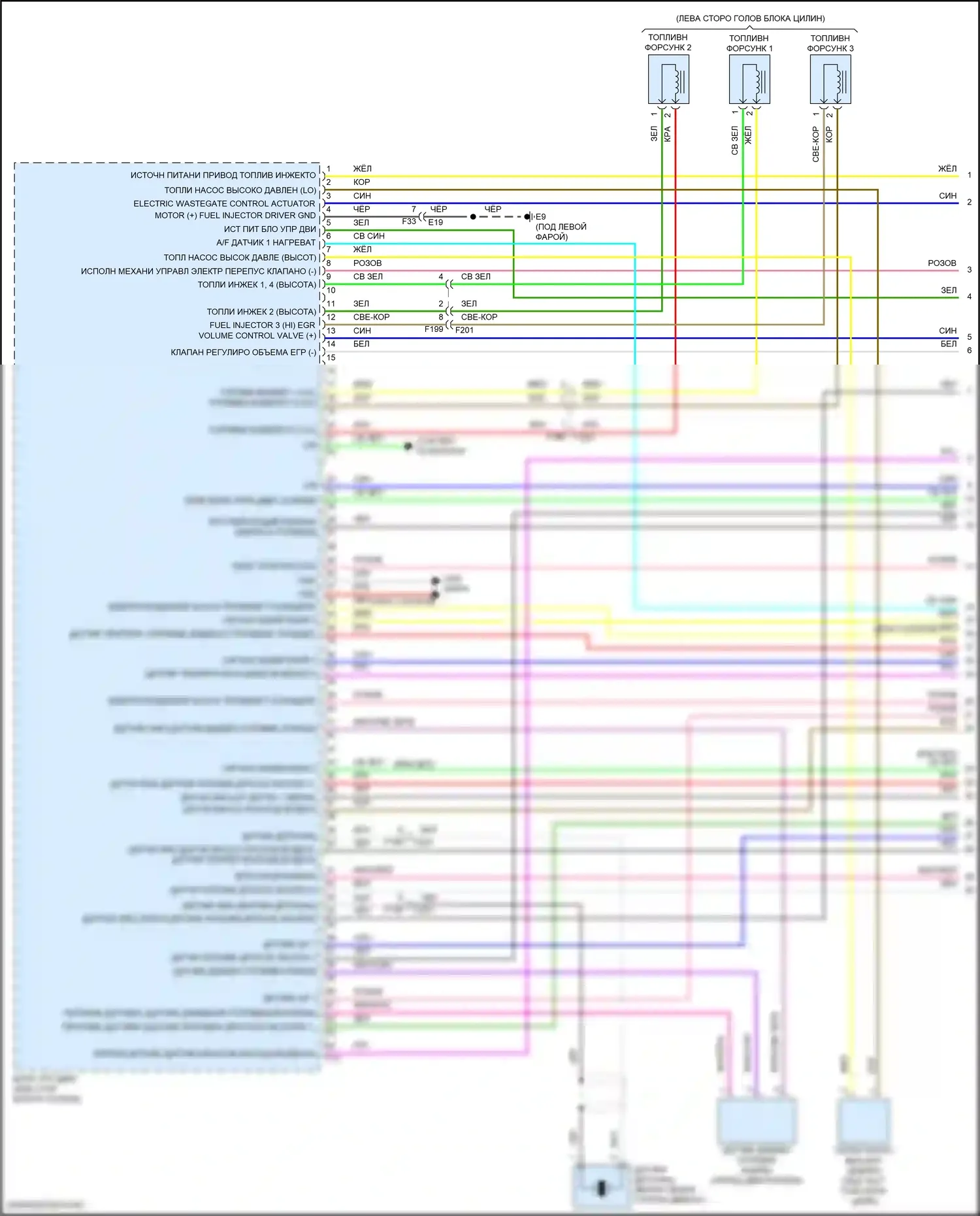 Qashqai Nissan III (2021-2024): Электросхема двигателя 1.5л турбо (1 из 8) 