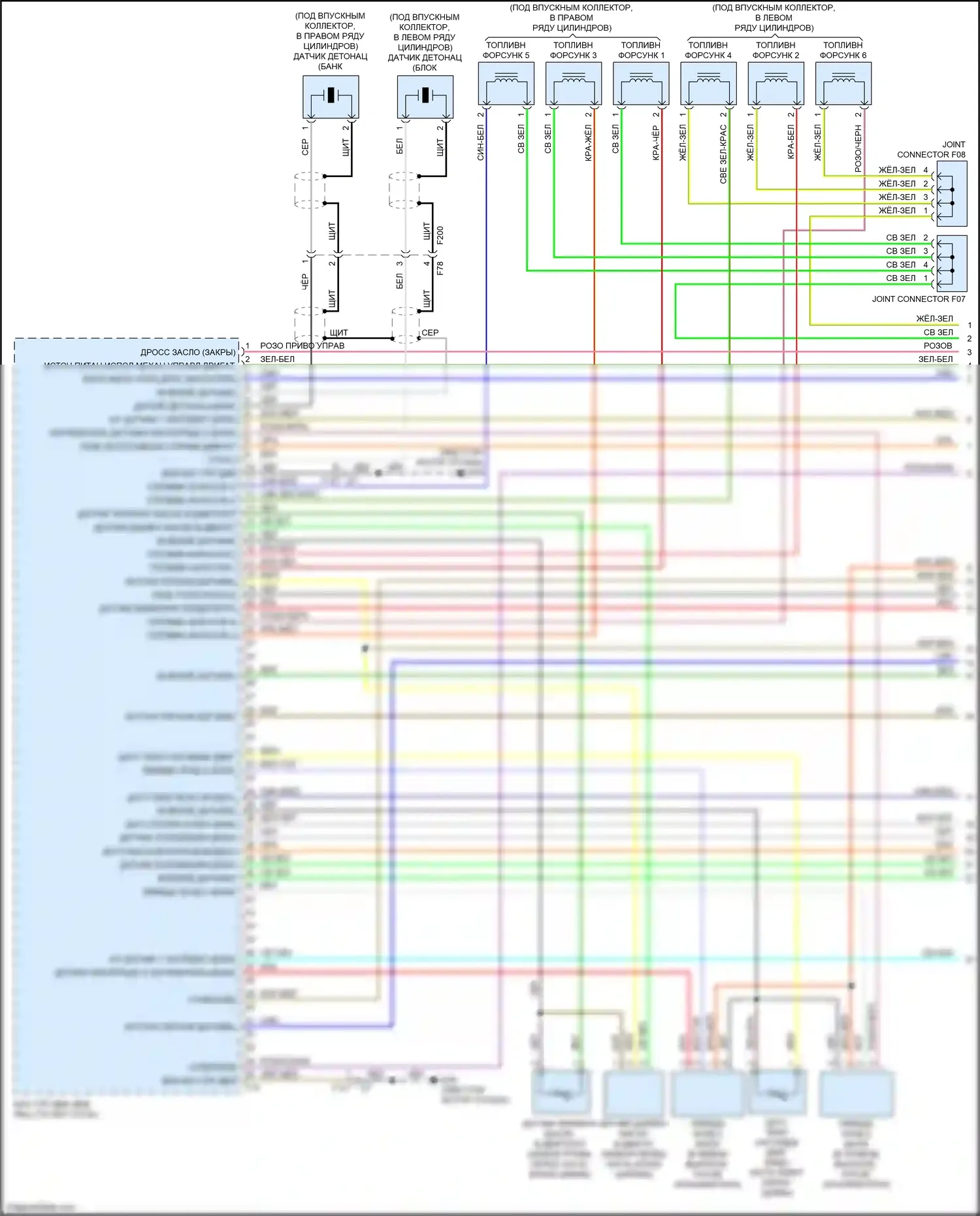 Quest Nissan IV (2010-2024): Электросхема двигателя 3.5l (1 из 5) 