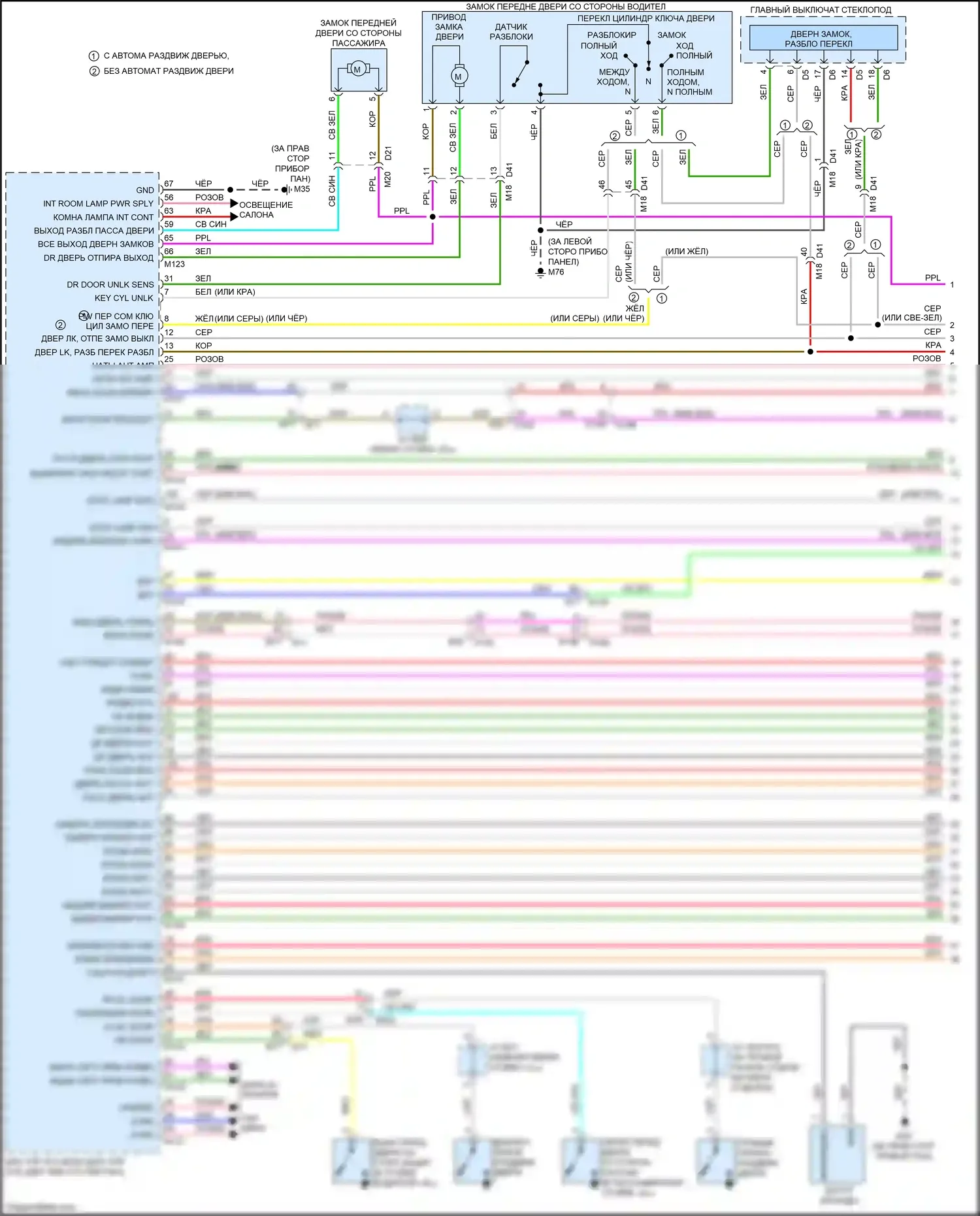 Quest Nissan IV (2010-2024): Сигнализации электросхема (1 из 4) 