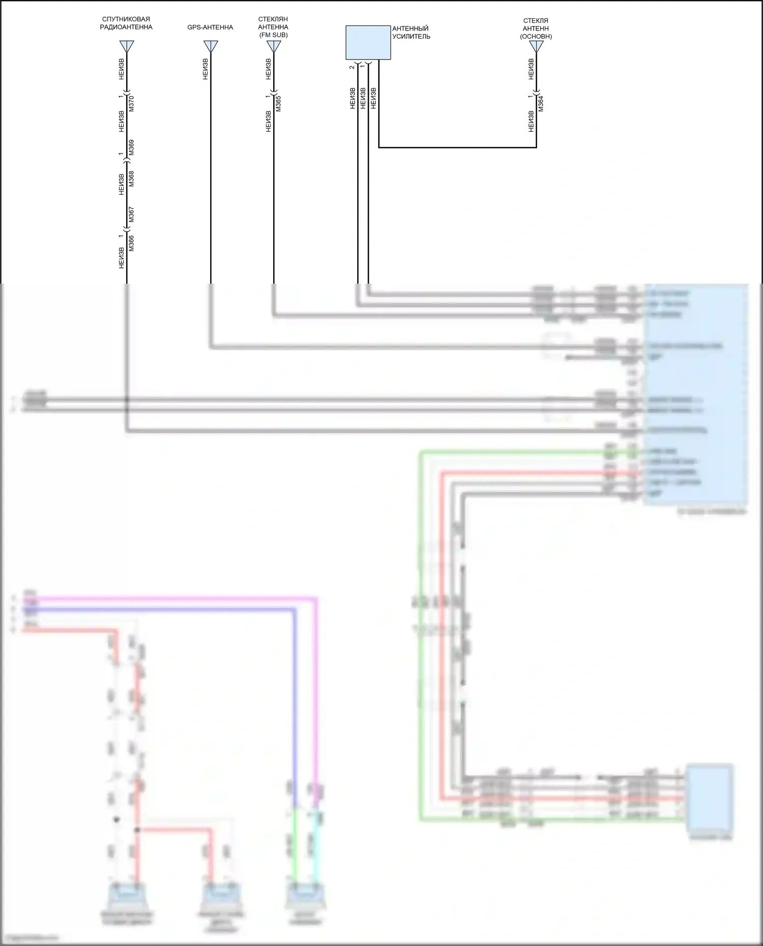 Quest Nissan IV (2010-2024): Электросхема навигации (6 из 6) 