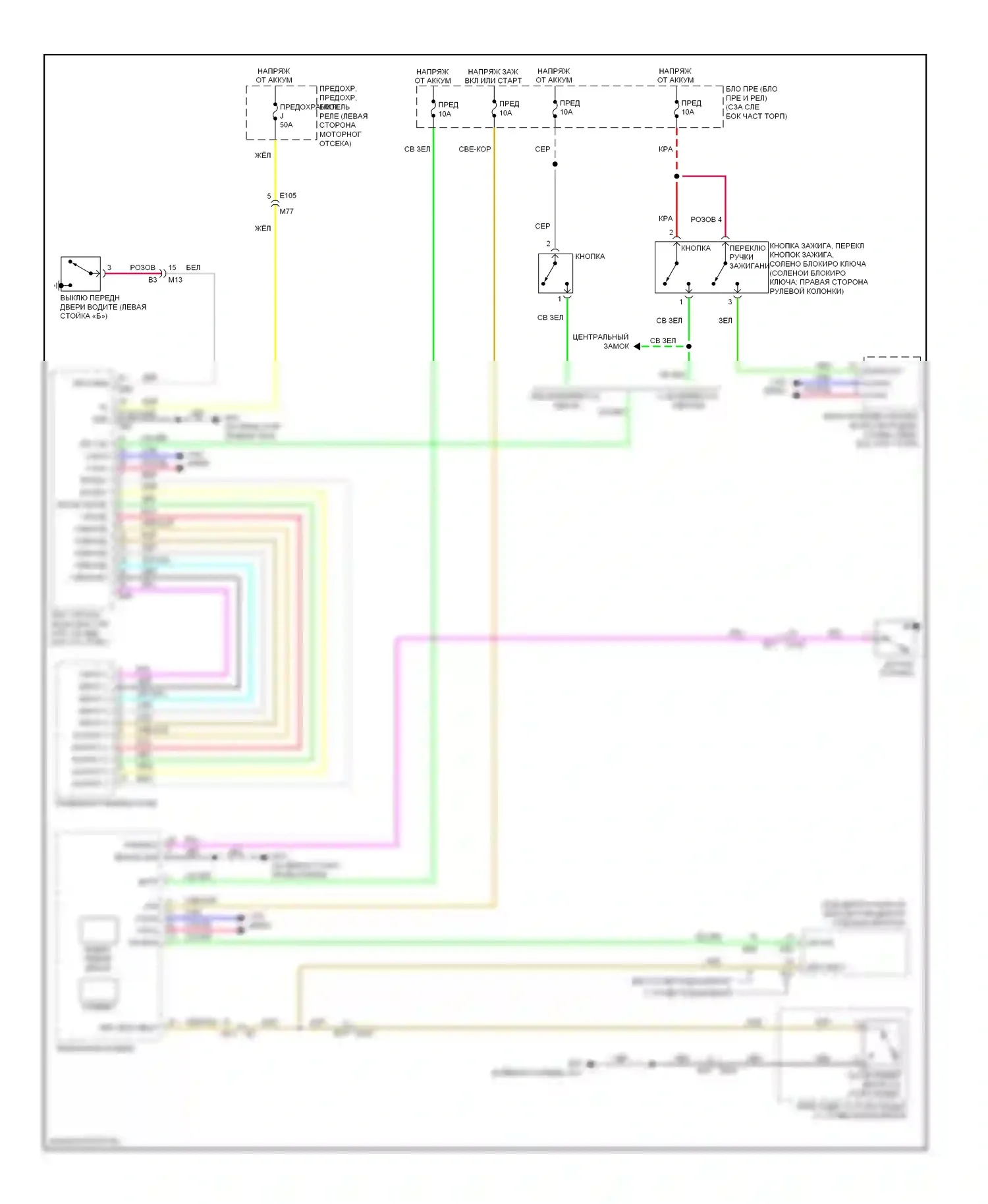 Rogue Nissan II (2013-2016): Электросхема утора 