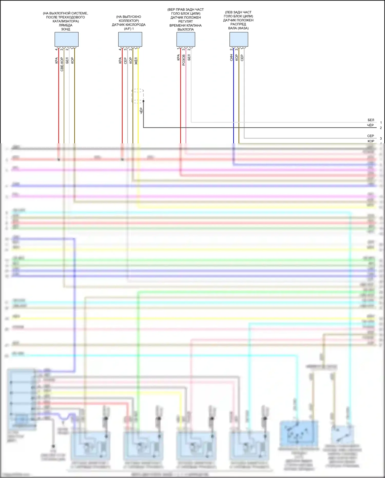 Sentra Nissan B17 рестайлинг (2015-2019): Электросхема двигателя 1,6л турбо (5 из 6) 