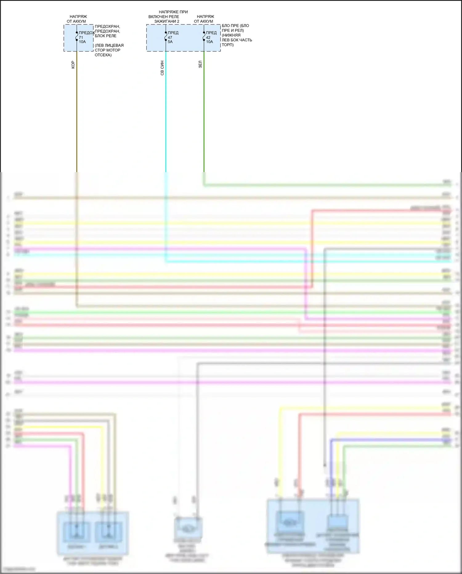 Sentra Nissan B18 (2019-2024): Электросхема двигателя 2.0l (7 из 10) 