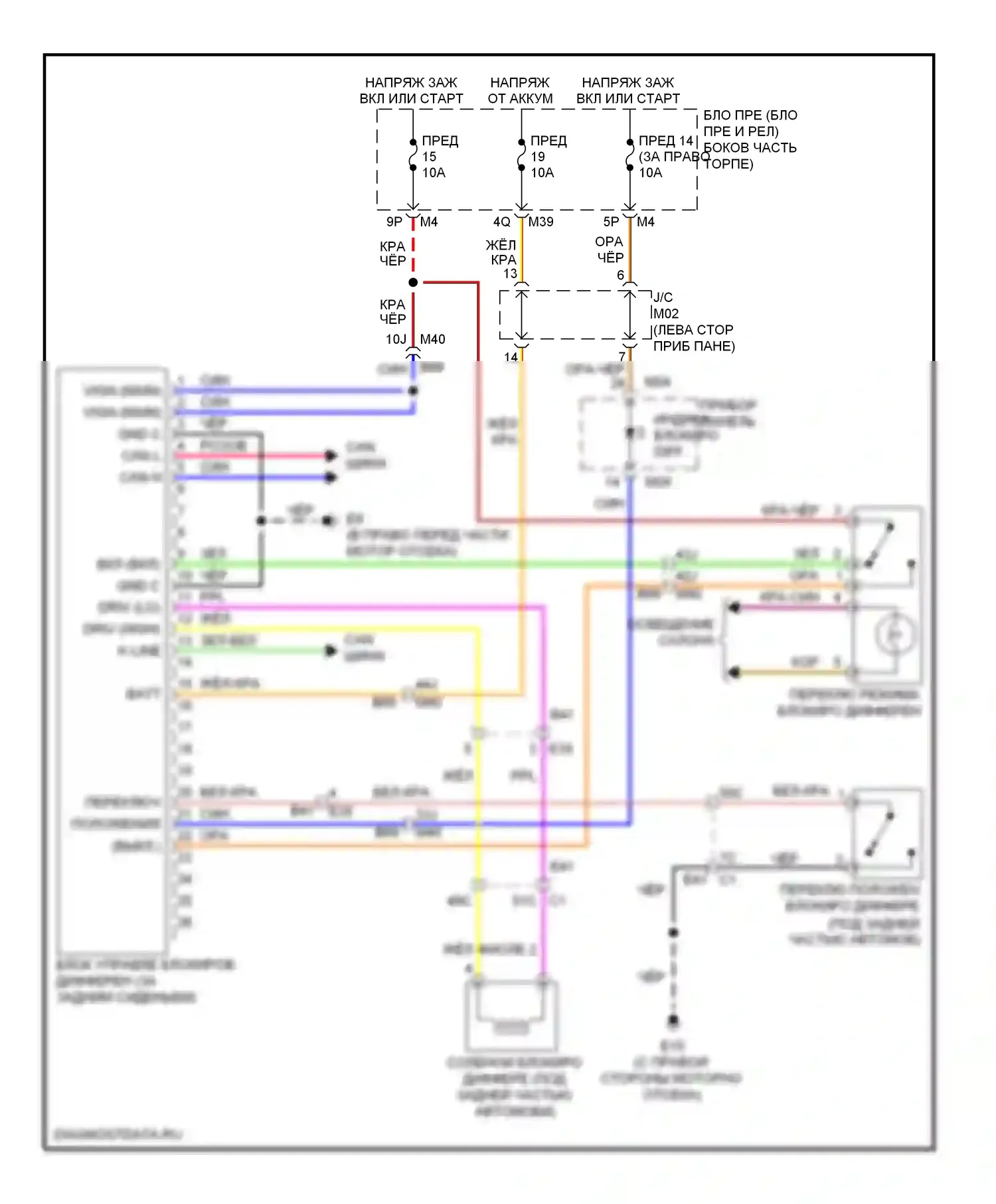 Titan Nissan I рестайлинг (2007-2015): Электросхема блокировки дифференциала 