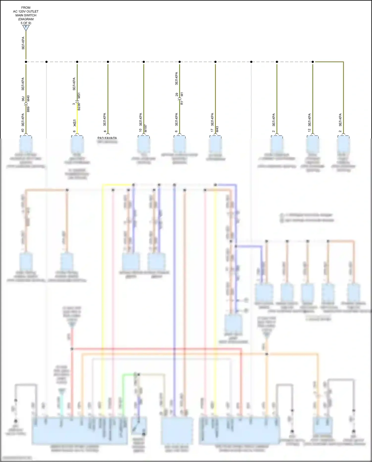 Titan Nissan II рестайлинг (2019-2024): Электросхема блока предохранителей реле (9 из 9) 