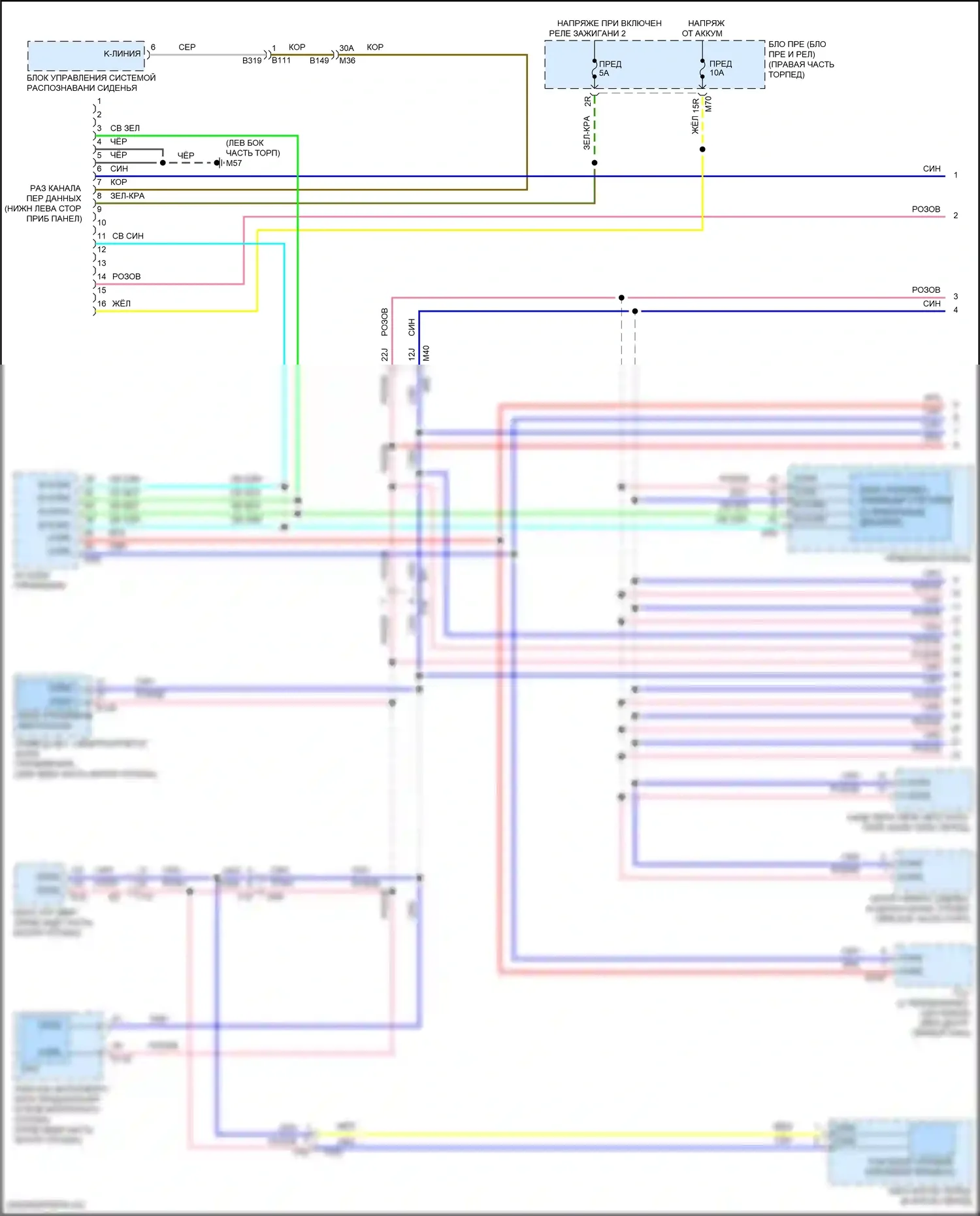 Titan Nissan II рестайлинг (2019-2024): Can шина электросхема (1 из 3) 