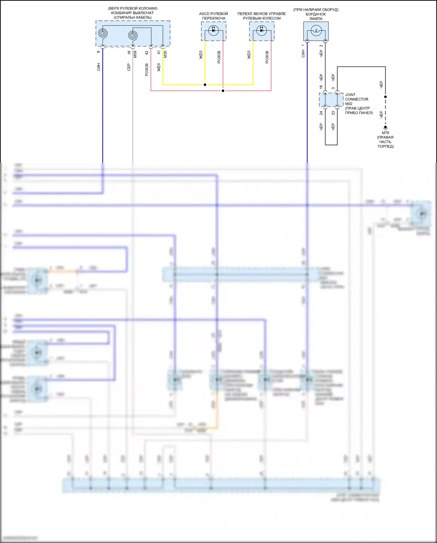 Titan Nissan II рестайлинг (2019-2024): Электросхема подсветки приборной панели (4 из 4) 