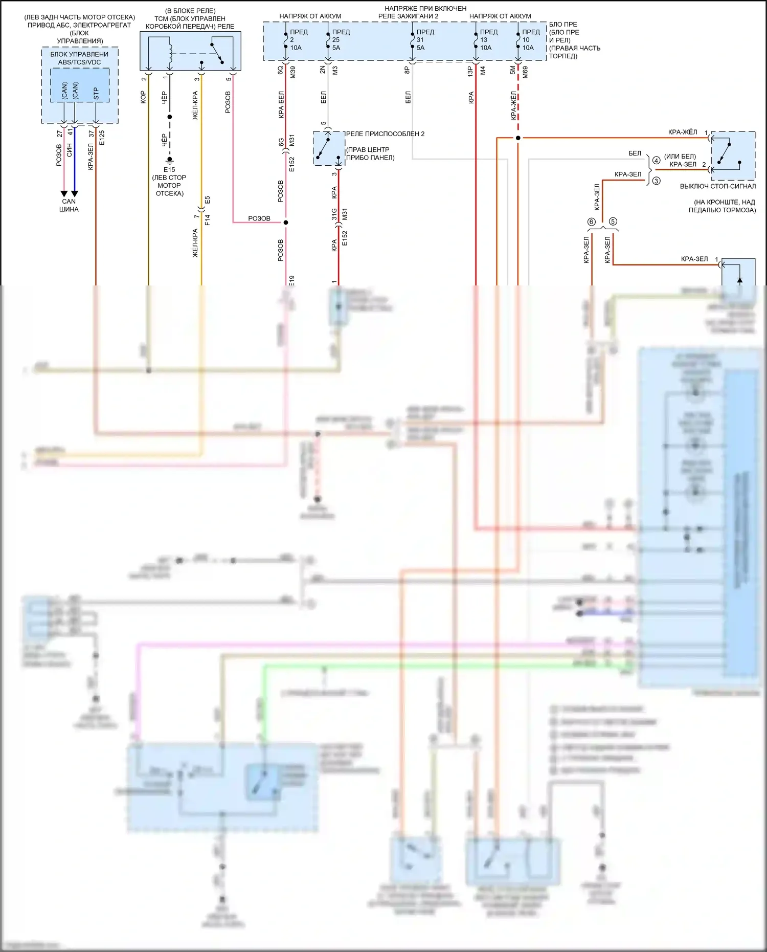 Titan Nissan II (2015-2019): Электросхема автоматической коробки передач (2 из 2) 