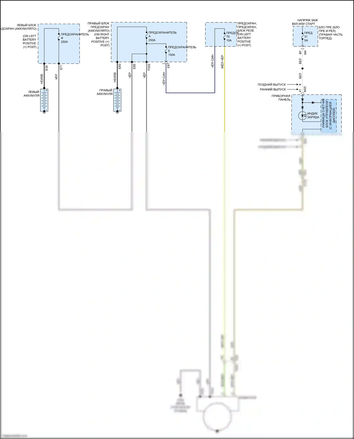 Titan Nissan II (2015-2019): Электросхема генератора 