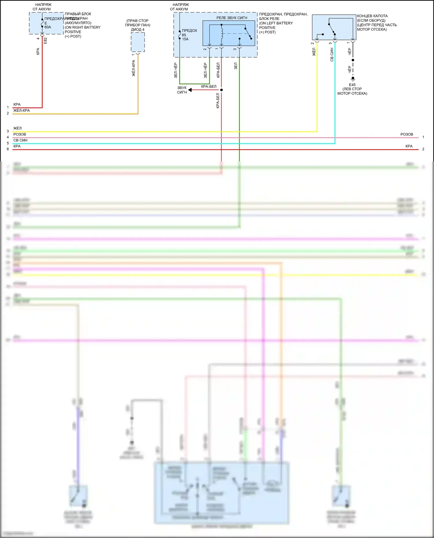 Titan Nissan II (2015-2019): Электросхема центрального замка (4 из 5) 