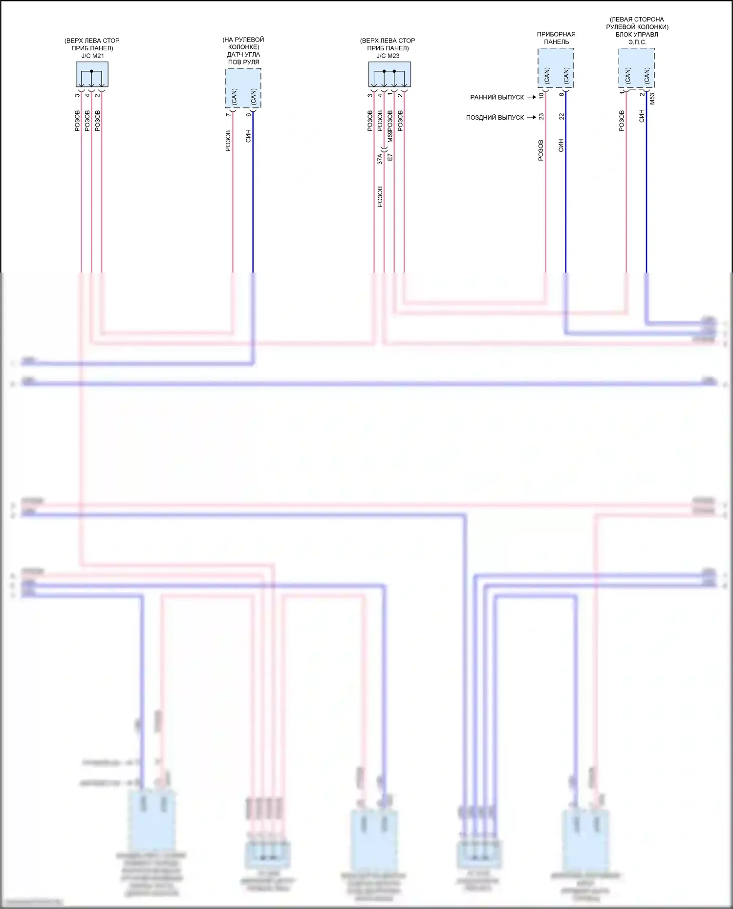 Versa Nissan III (2019-2022): Can шина электросхема (2 из 4) 
