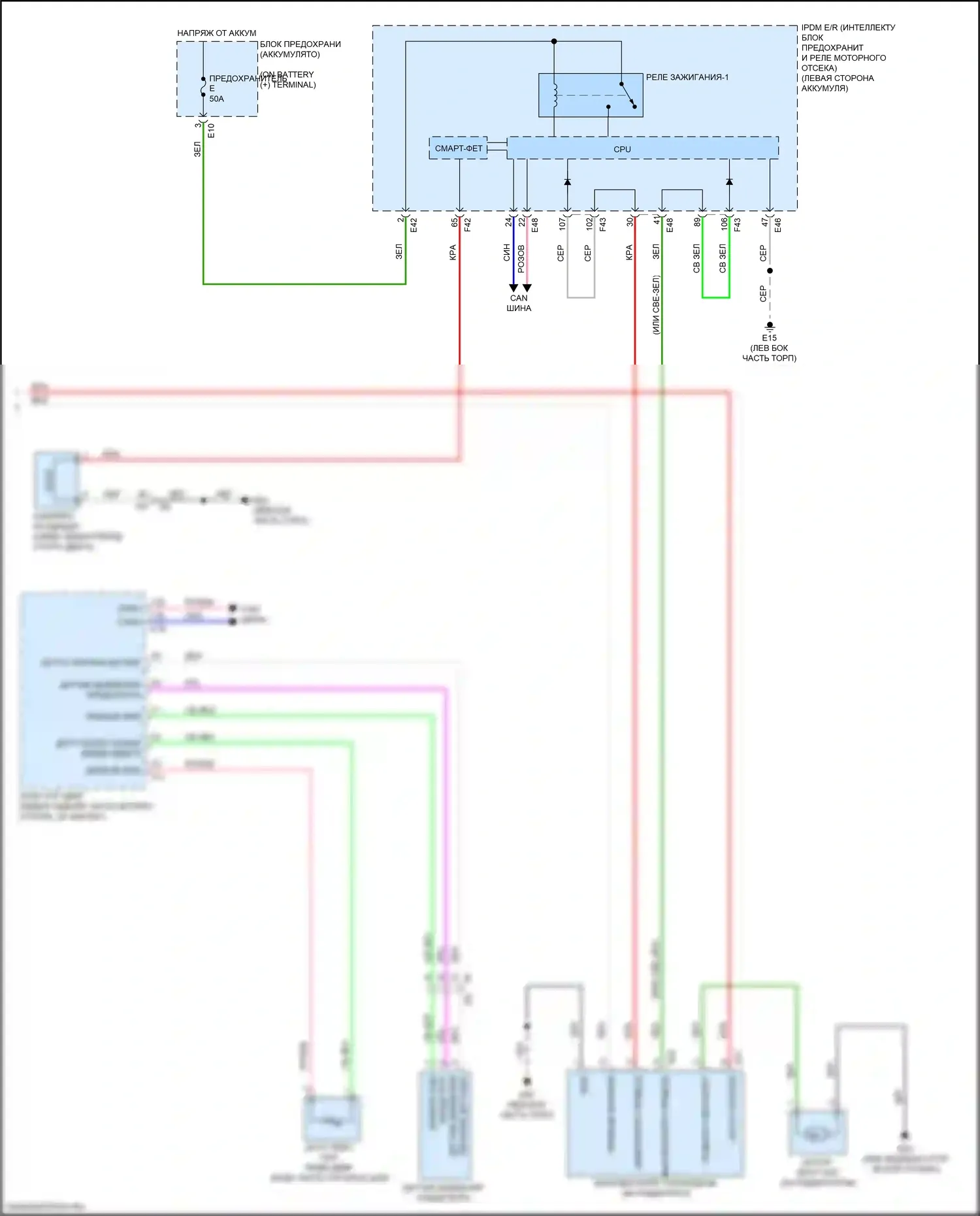 Versa Nissan III (2019-2022): Электросхема климат контроля (3 из 3) 