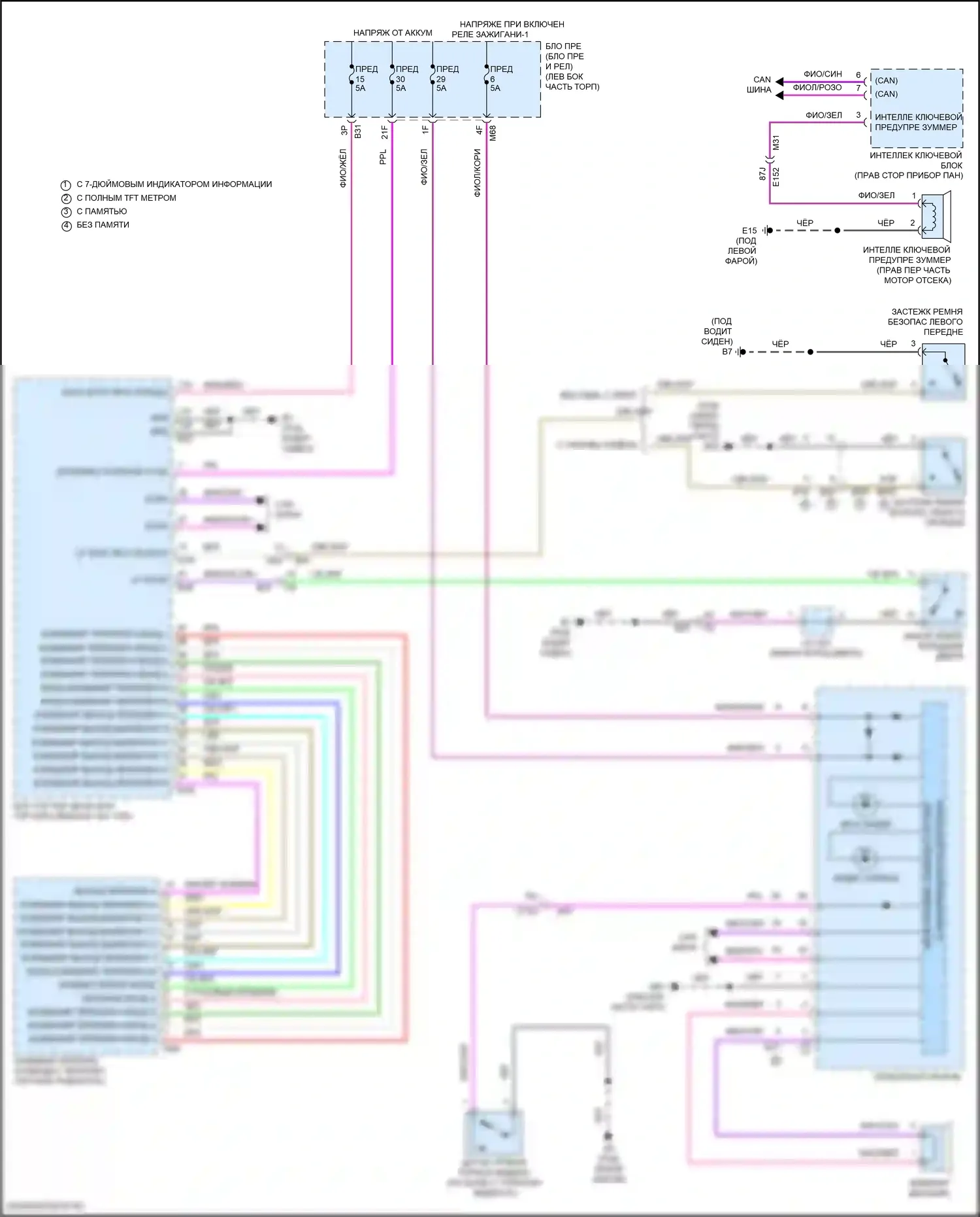 X-Trail Nissan IV (2021-2024): Электросхема утора 