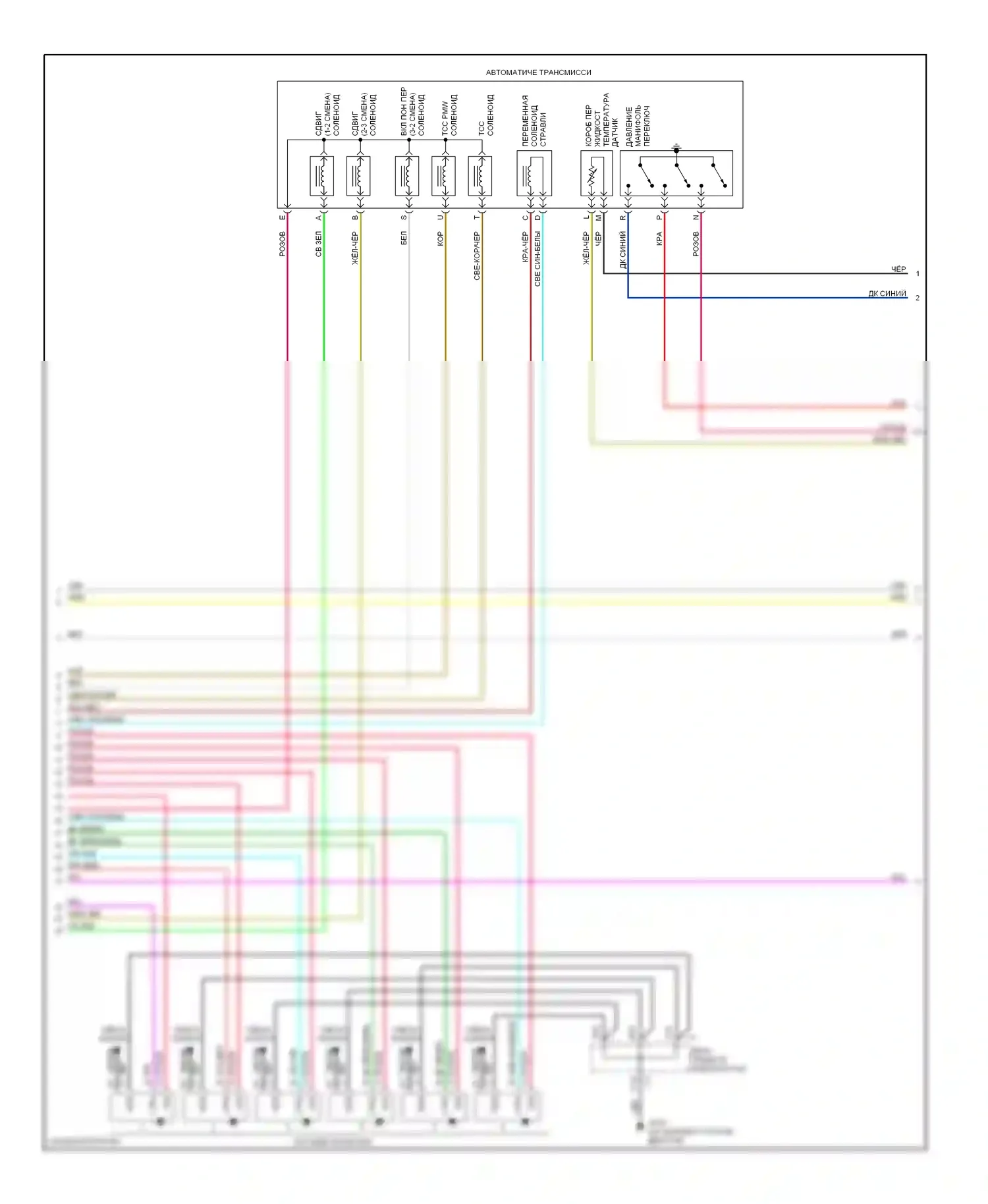 Bravada Oldsmobile III (2001-2004): Электросхема двигателя 4.2l vin ss (4 из 5) 