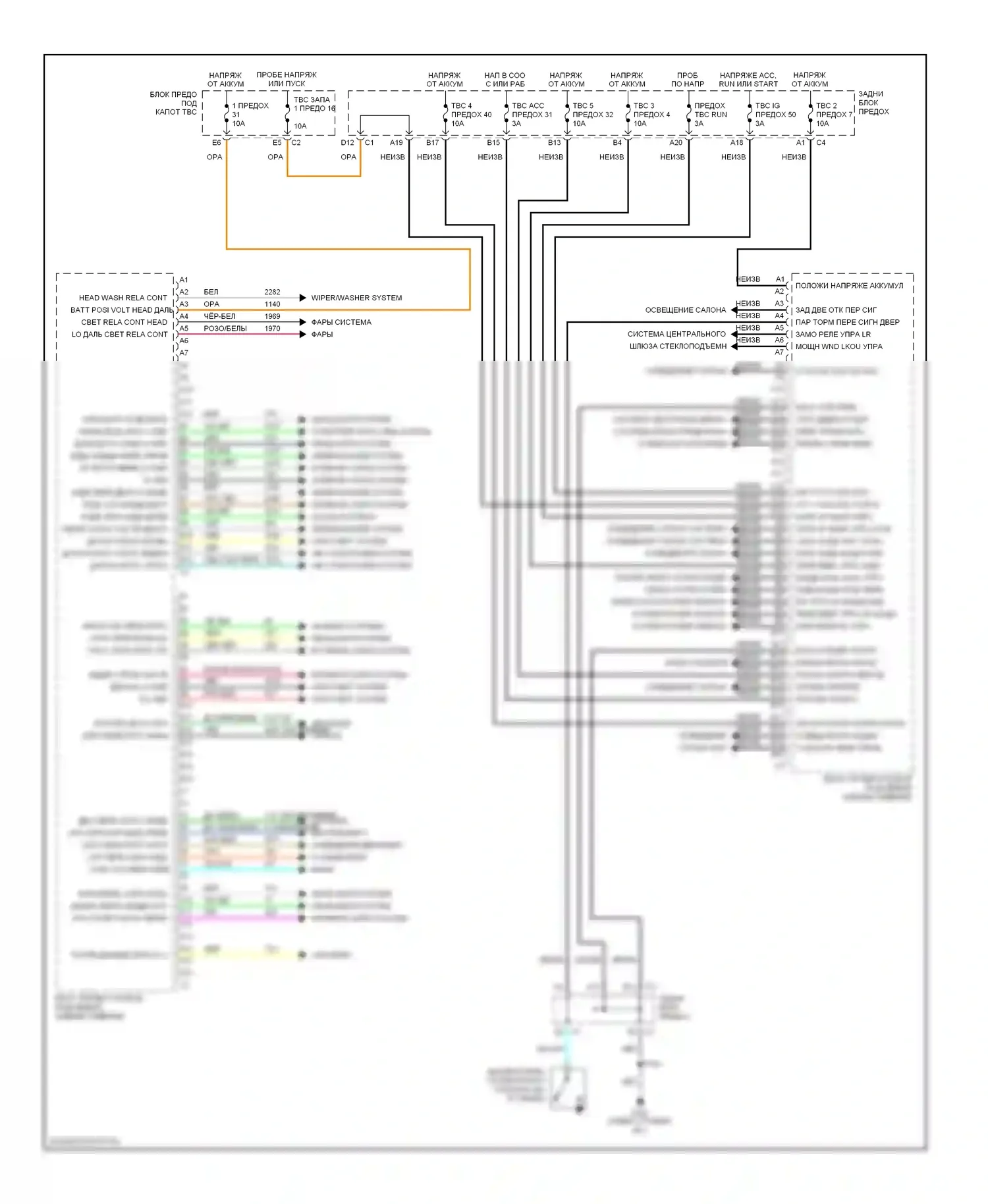 Bravada Oldsmobile III (2001-2004): Электросхемы компьютера тела 