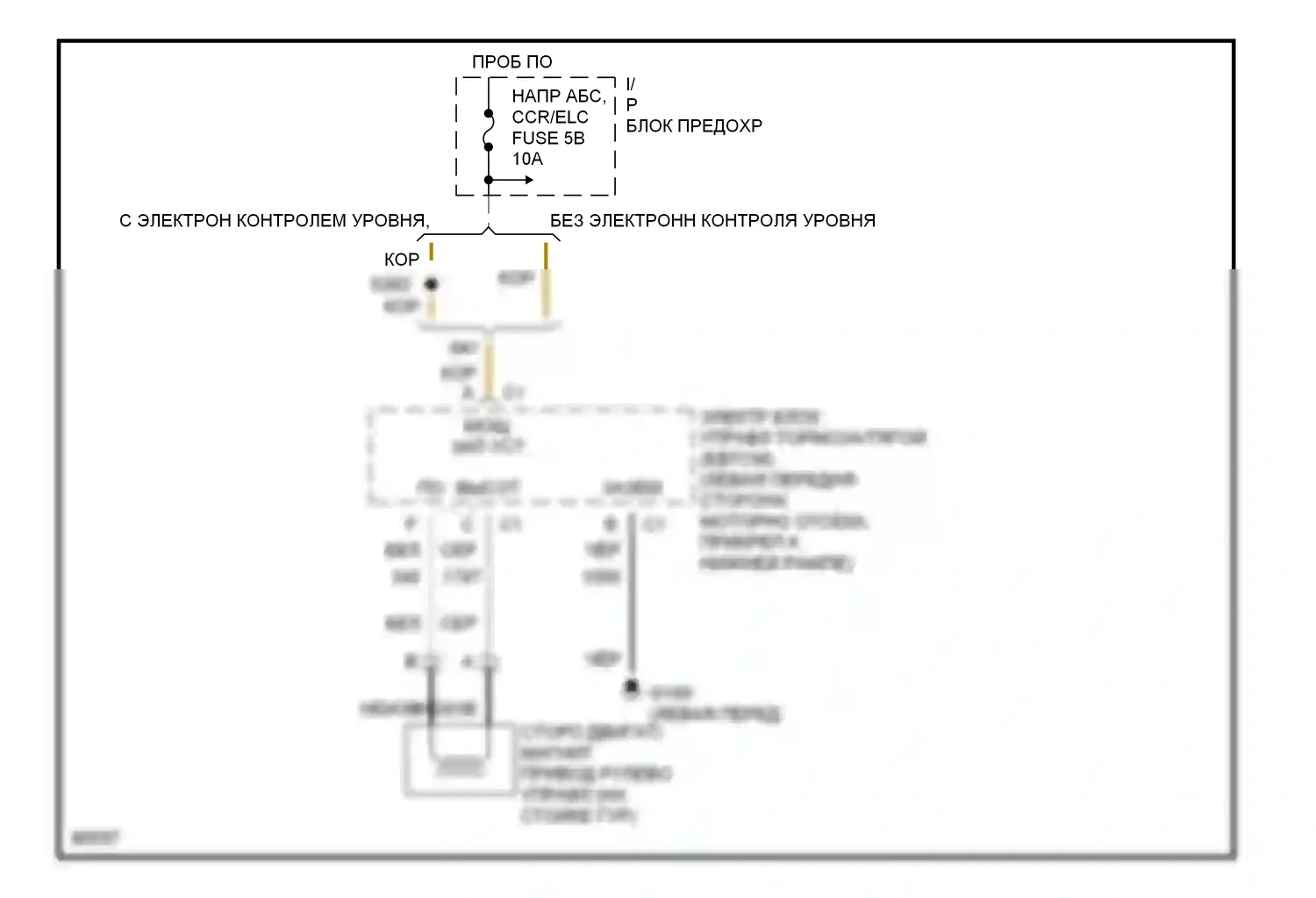 Eighty-Eight Oldsmobile X (1992-1999): Электросхема электроусилителя руля 