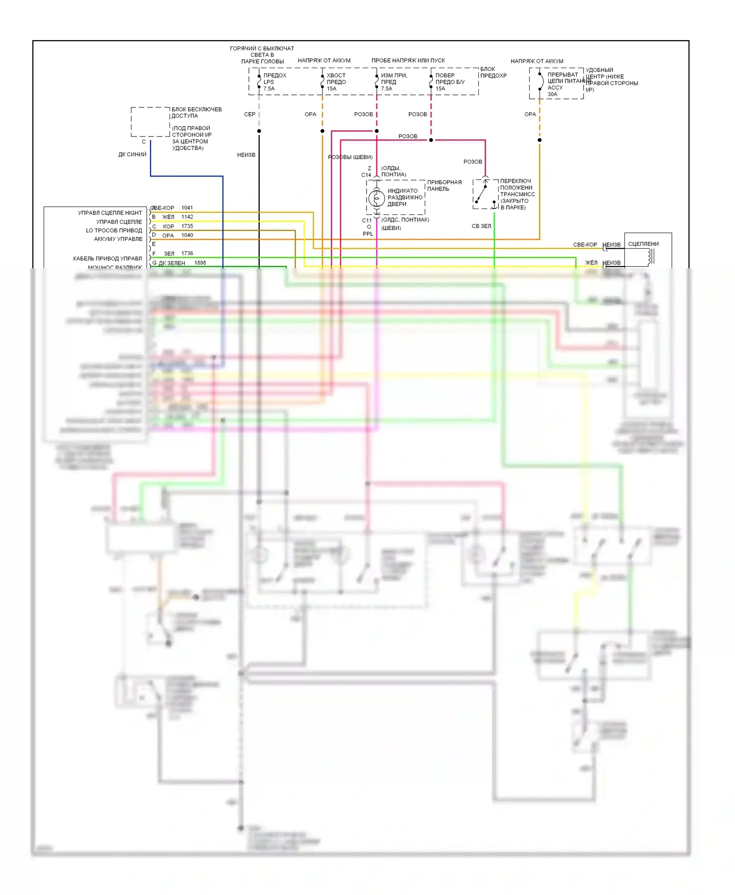 Silhouette Oldsmobile I (1989-1996): Дверь раздвижная силовая 