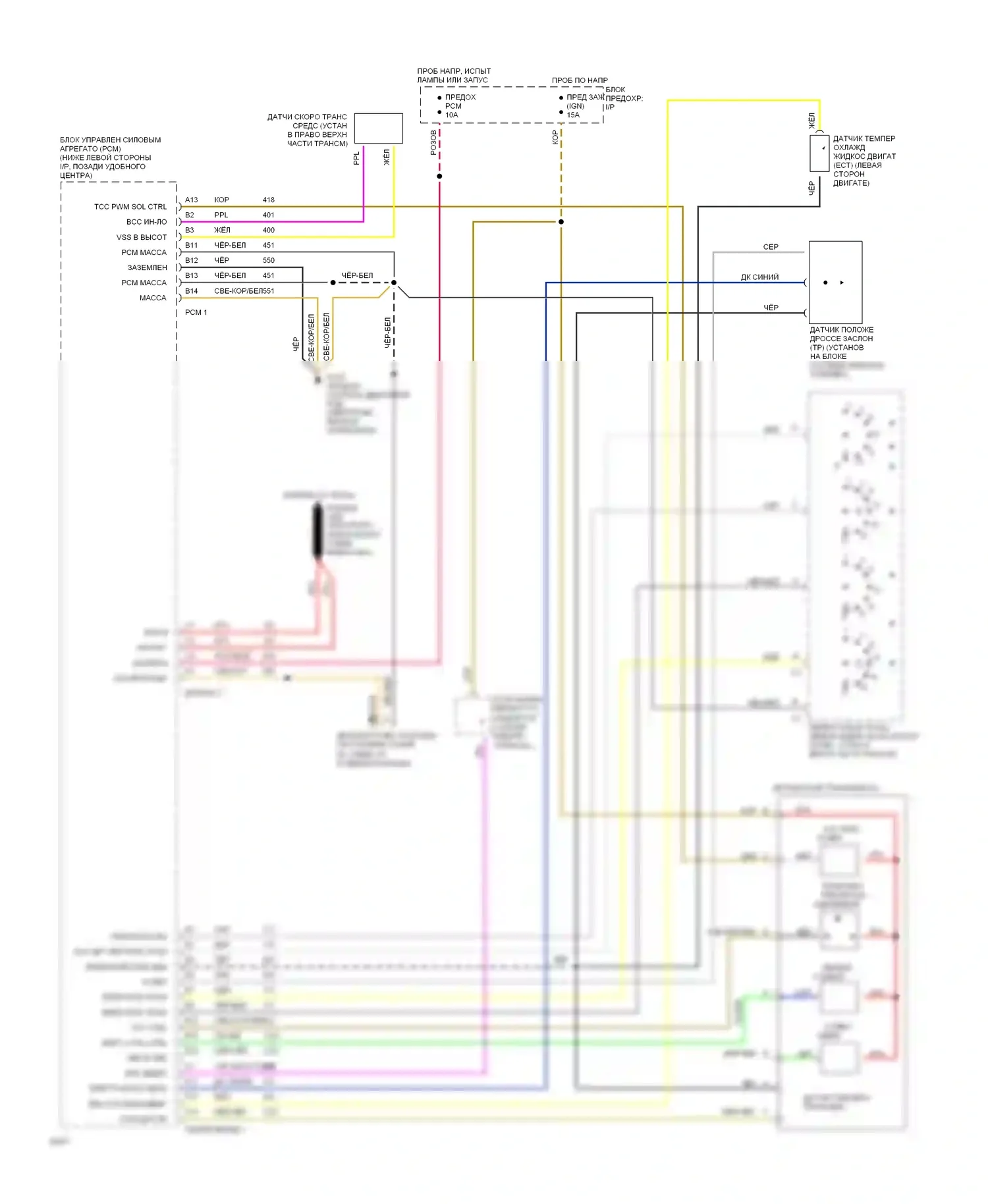 Silhouette Oldsmobile I (1989-1996): Электросхема коробки передач, 4t60-e 