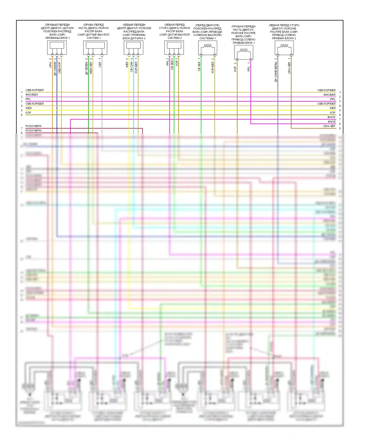 G6 Pontiac I (2004-2009): Электросхема двигателя 3.6l vin 7 (5 из 6) 