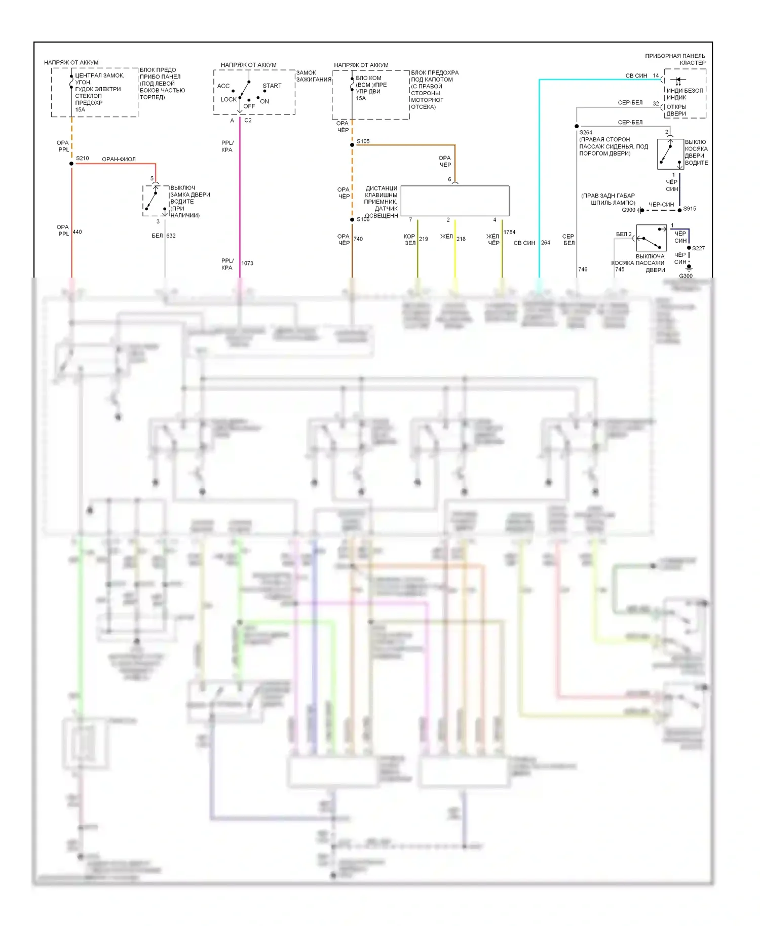 GTO Pontiac IV (2004-2006): Сигнализации электросхема 