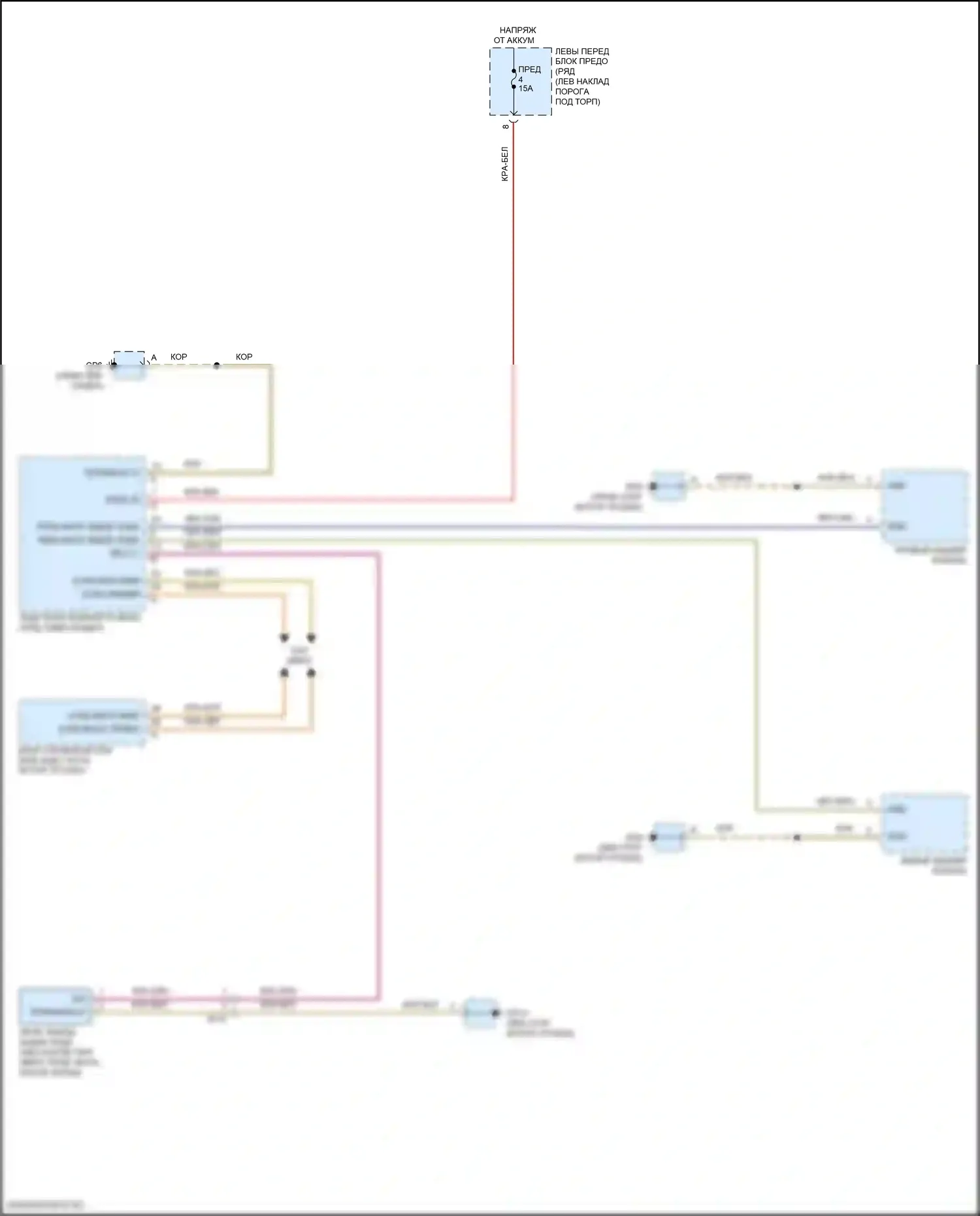 718 Boxster S Porsche 982 (2016-2024): Электросхема фонарей заднего хода 