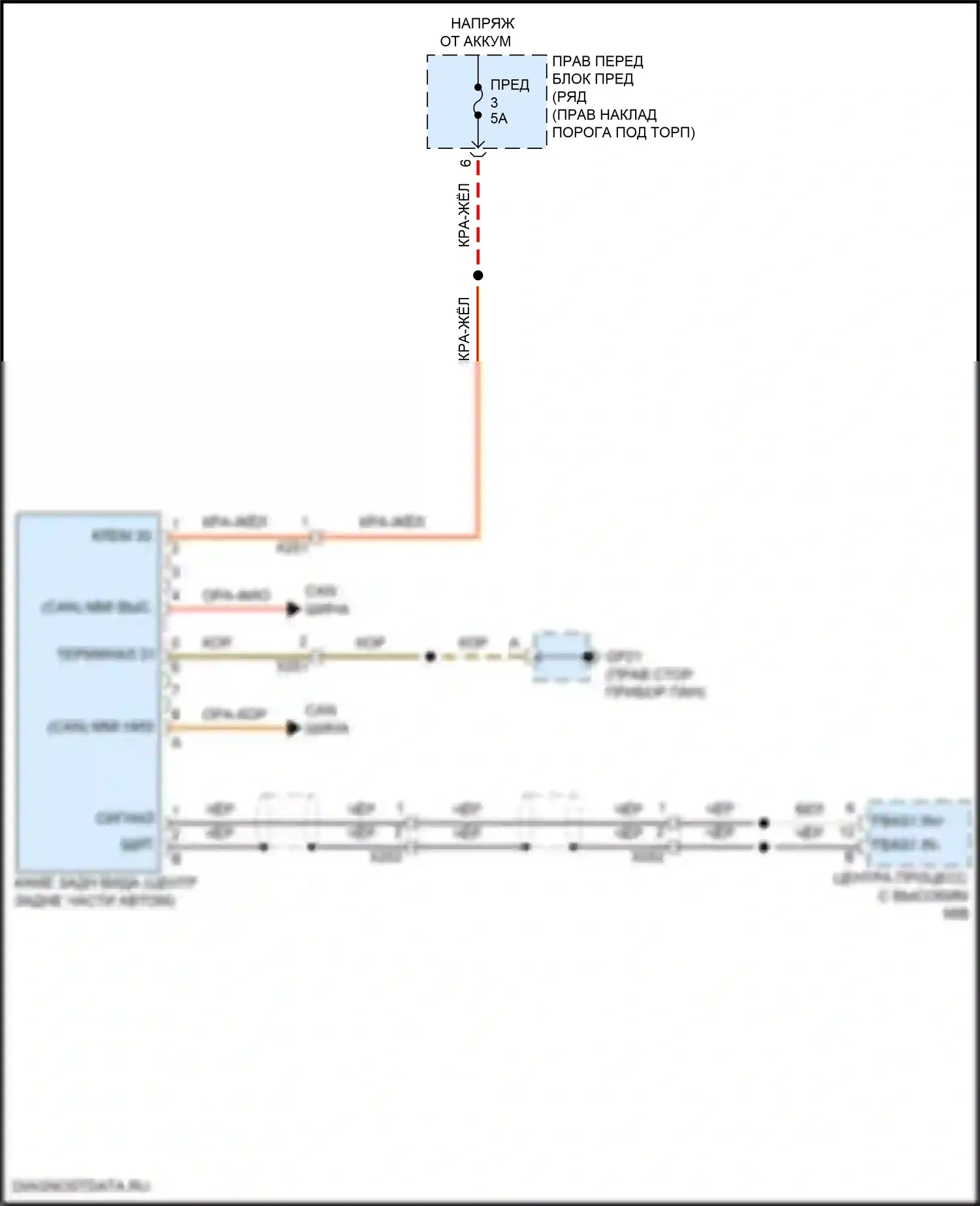 718 Boxster S Porsche 982 (2016-2024): Электросхема задней камеры 