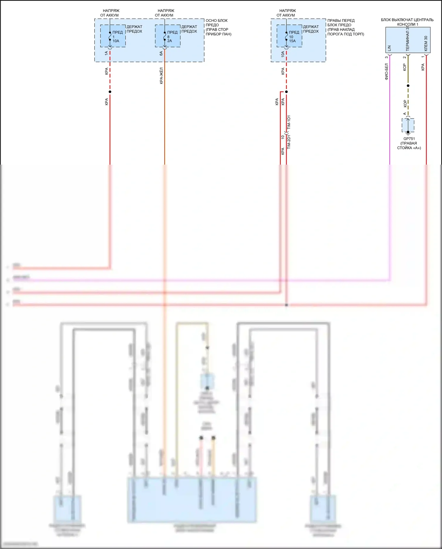 911 Carrera 4 GTS Porsche 992 (2018-2024): Электросхема магнитолы, с bose (5 из 5) 
