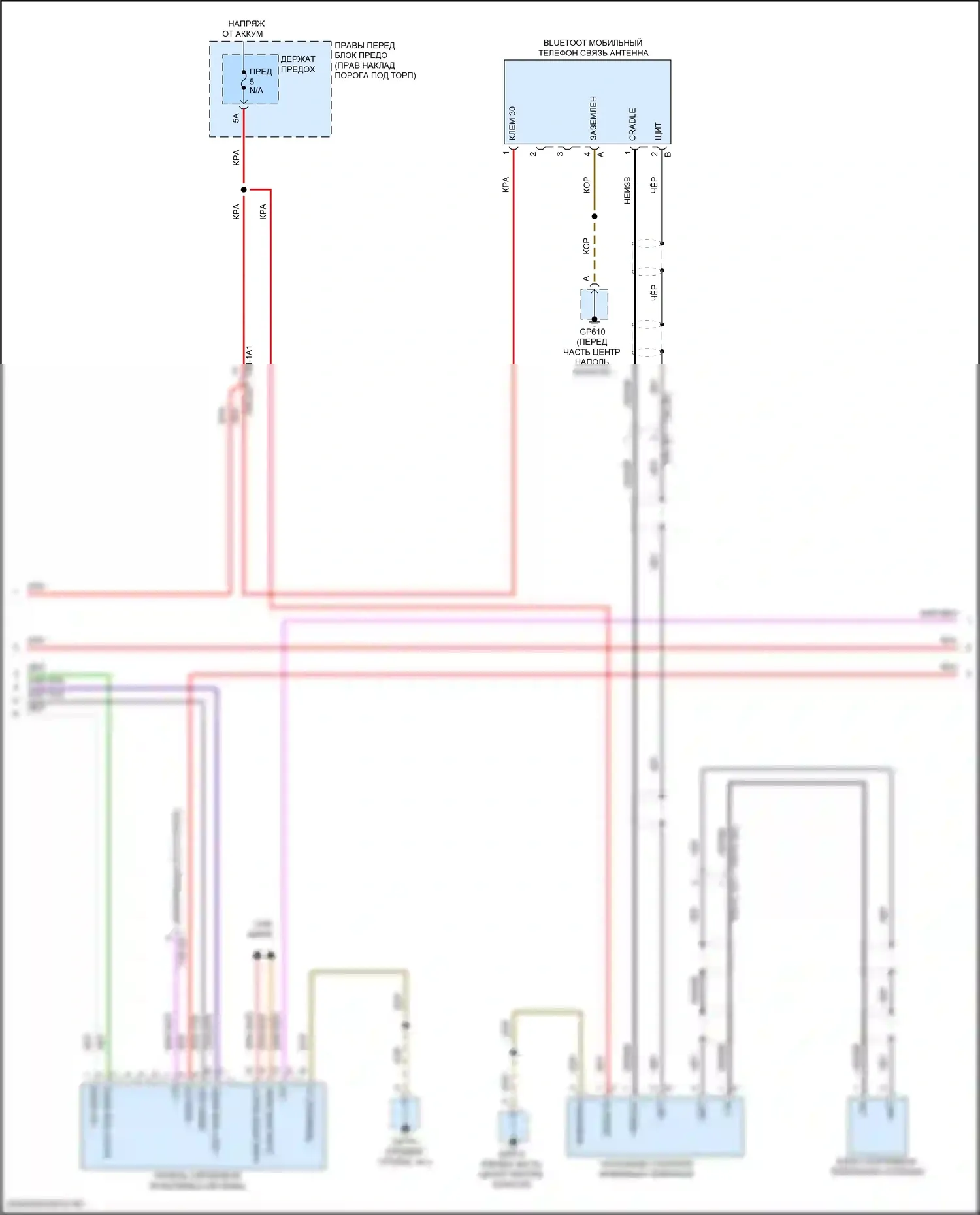 911 Carrera 4 GTS Porsche 992 (2018-2024): Электросхема магнитолы, с бурметром (4 из 6) 