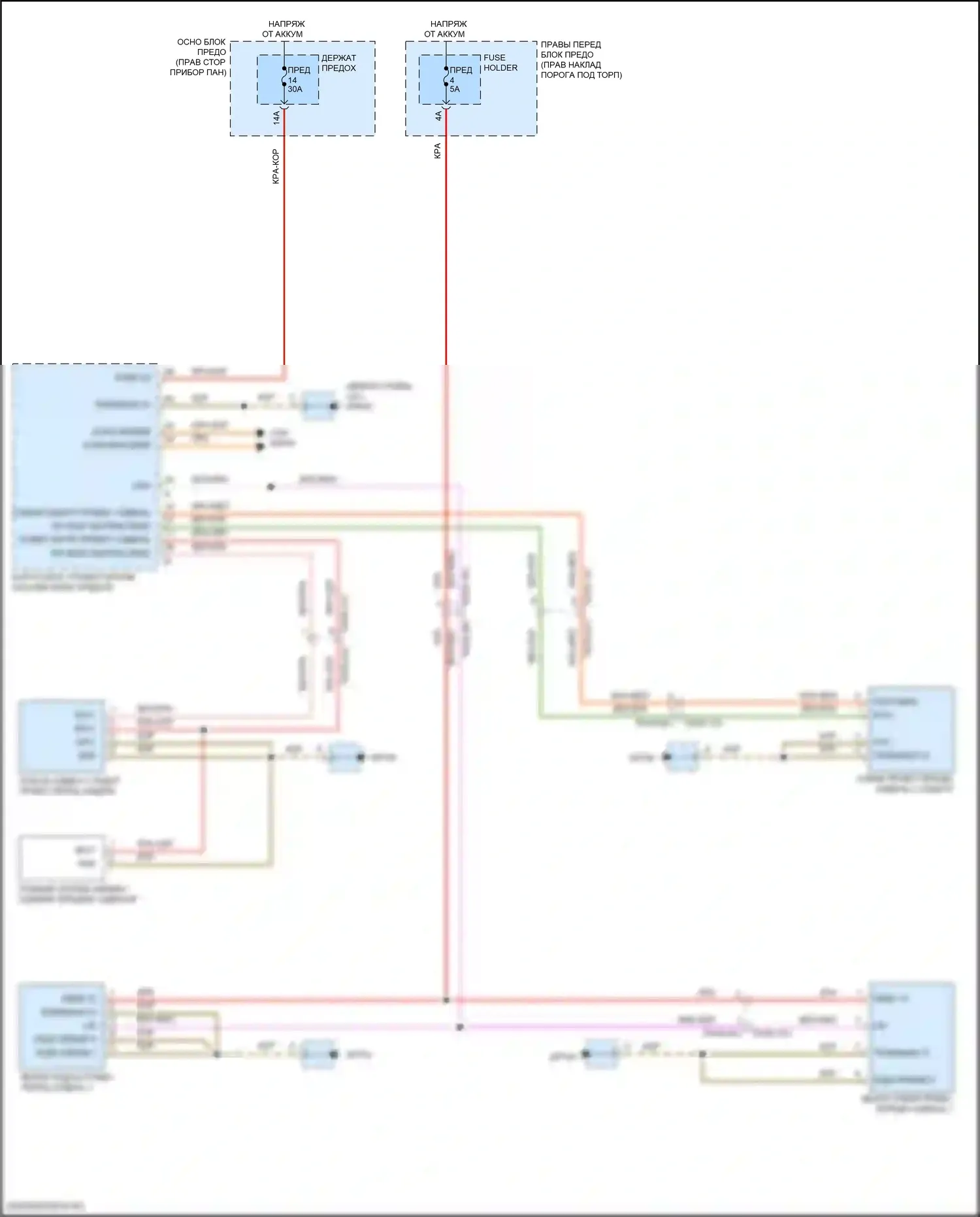 911 Carrera 4 GTS Porsche 992 (2018-2024): Электросхема обогреваемого сиденья переднего пассажира 