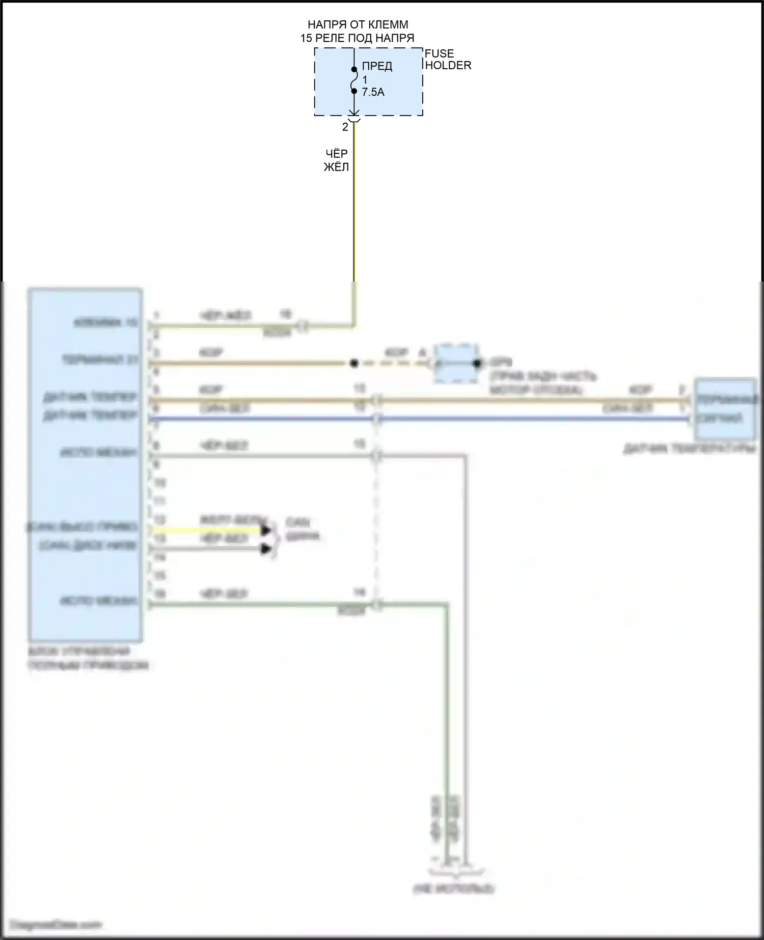 911 Carrera 4S Porsche 991 (2011-2015): Электросхема awd 