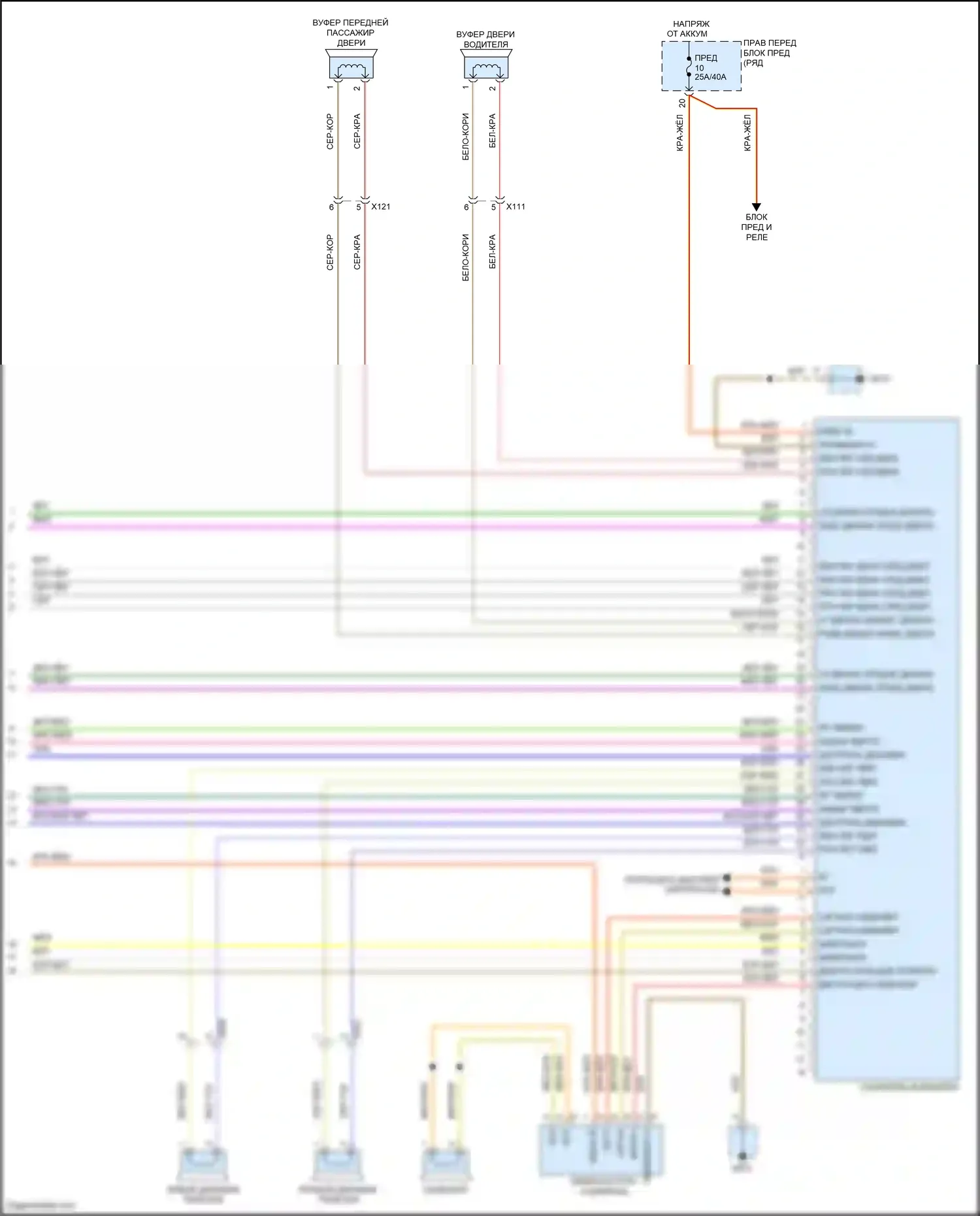 911 Carrera 4S Porsche 991 (2011-2015): Электросхема магнитолы премиум-класса, с бирместер (4 из 4) 