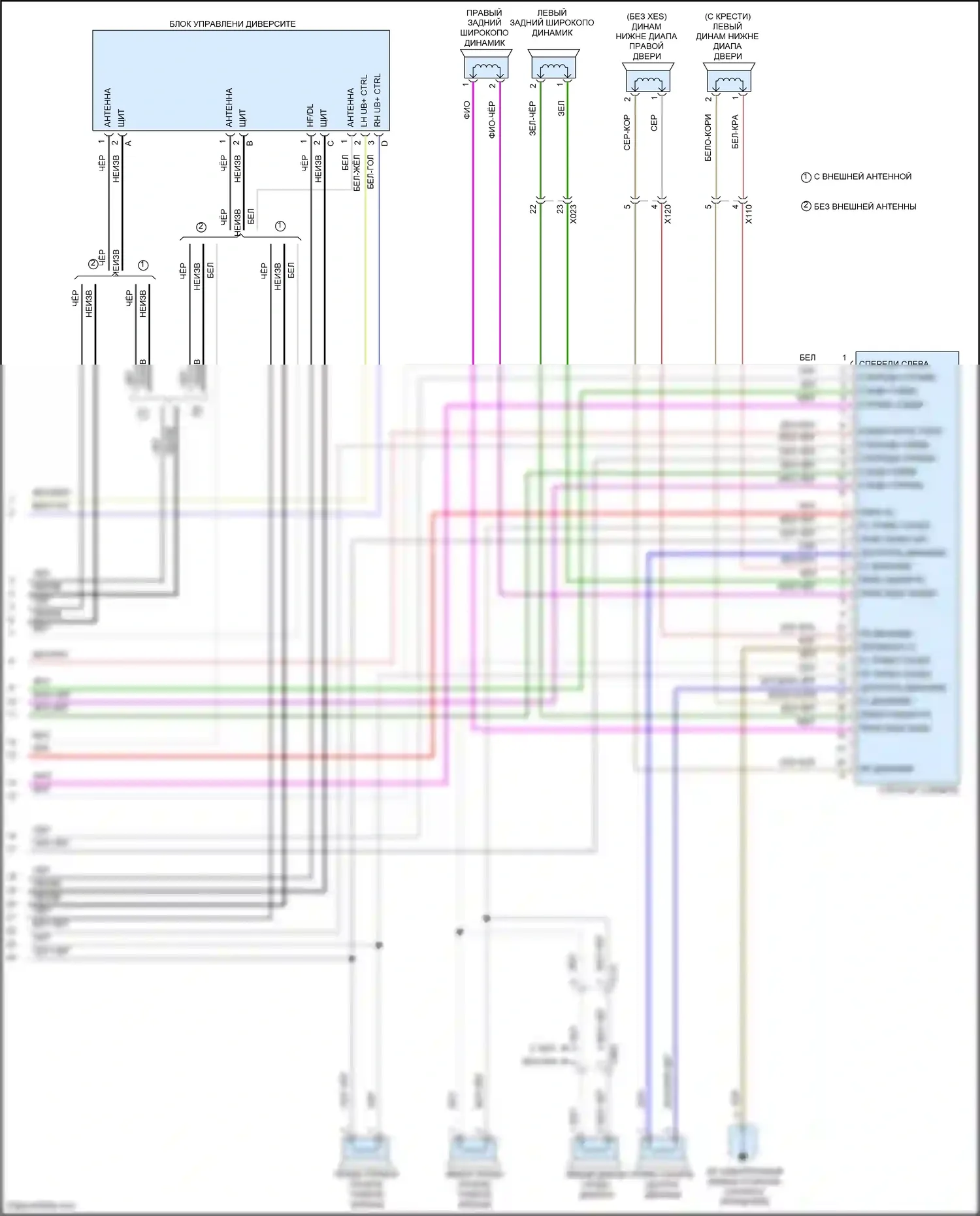 911 Carrera 4S Porsche 991 (2011-2015): Премиальная электросхема магнитолы, турбо без bose (4 из 4) 