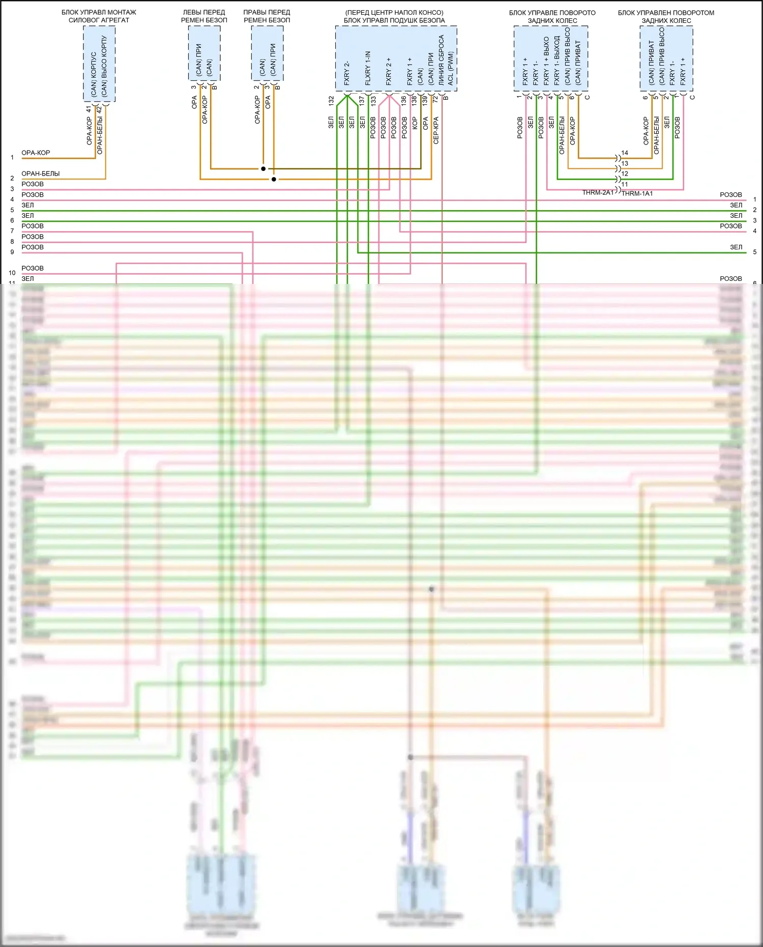 911 Carrera 4S Porsche 992 (2018-2024): Can шина электросхема (2 из 5) 