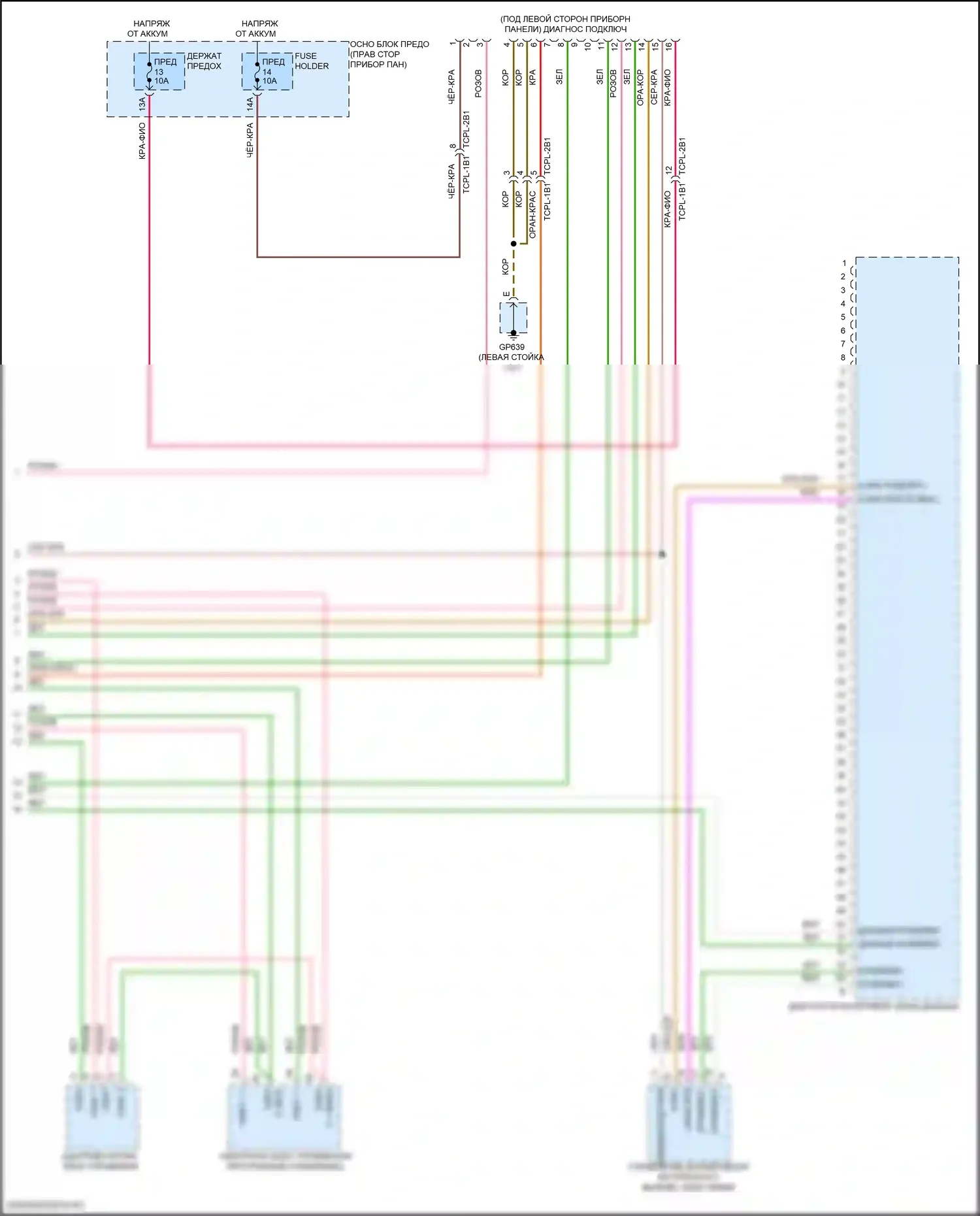 911 Carrera 4S Porsche 992 (2018-2024): Can шина электросхема (5 из 5) 