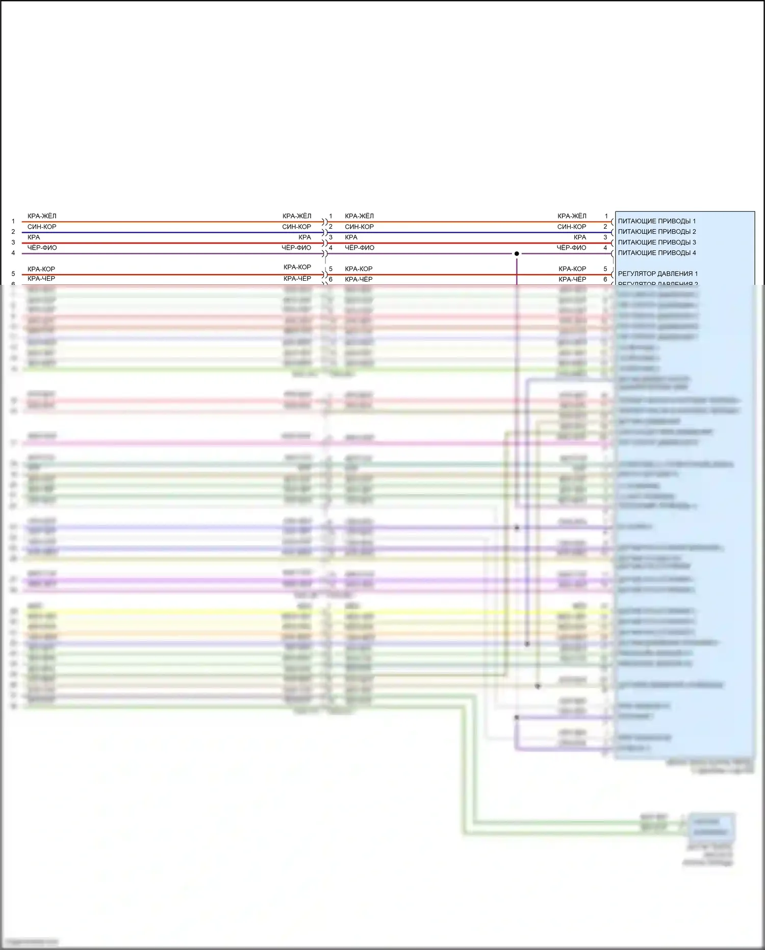 911 Carrera GTS Porsche 992 (2018-2024): Электросхема автоматической коробки передач (2 из 2) 