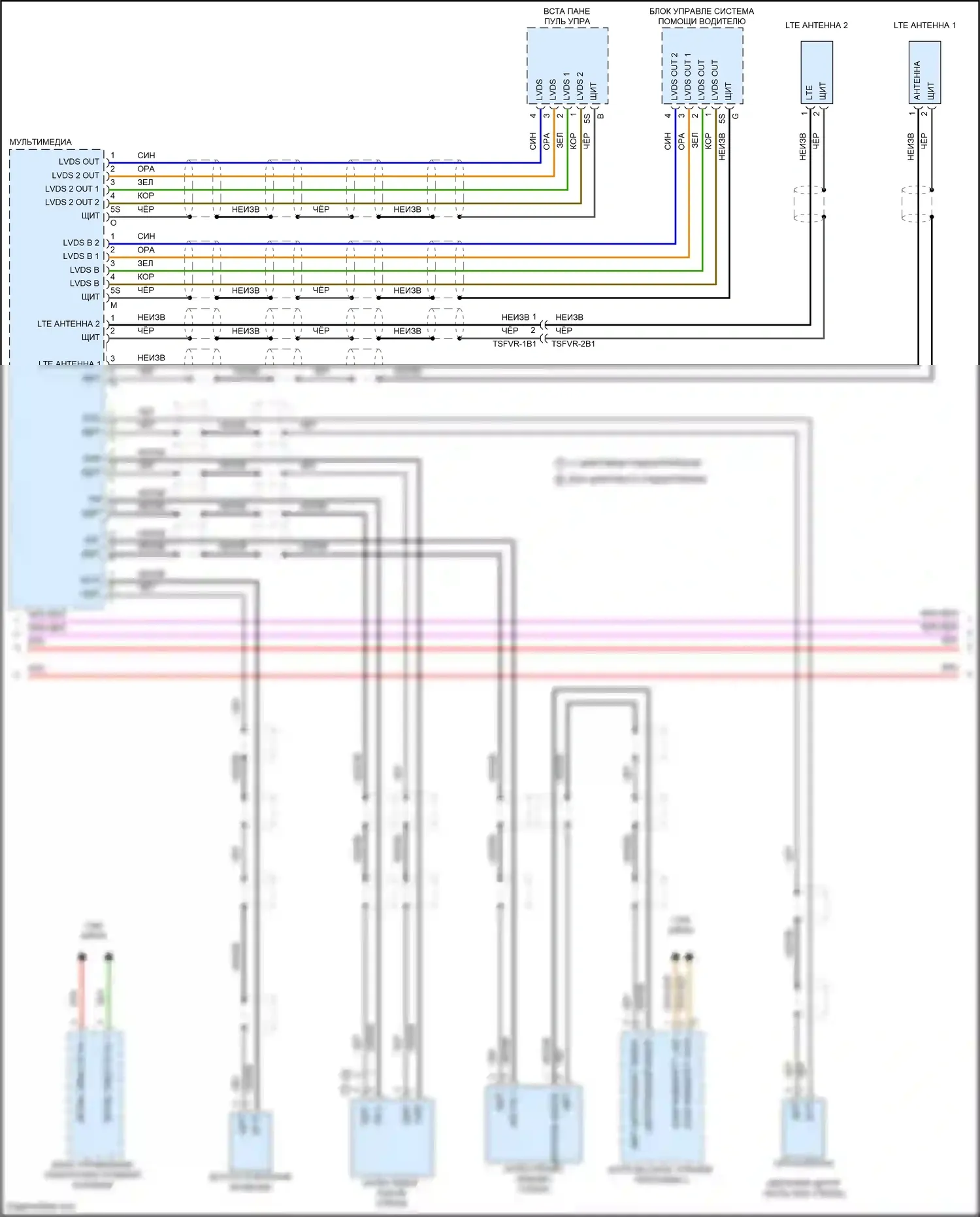 911 Carrera GTS Porsche 992 (2018-2024): Электросхема магнитолы премиум-класса, с bose (4 из 5) 