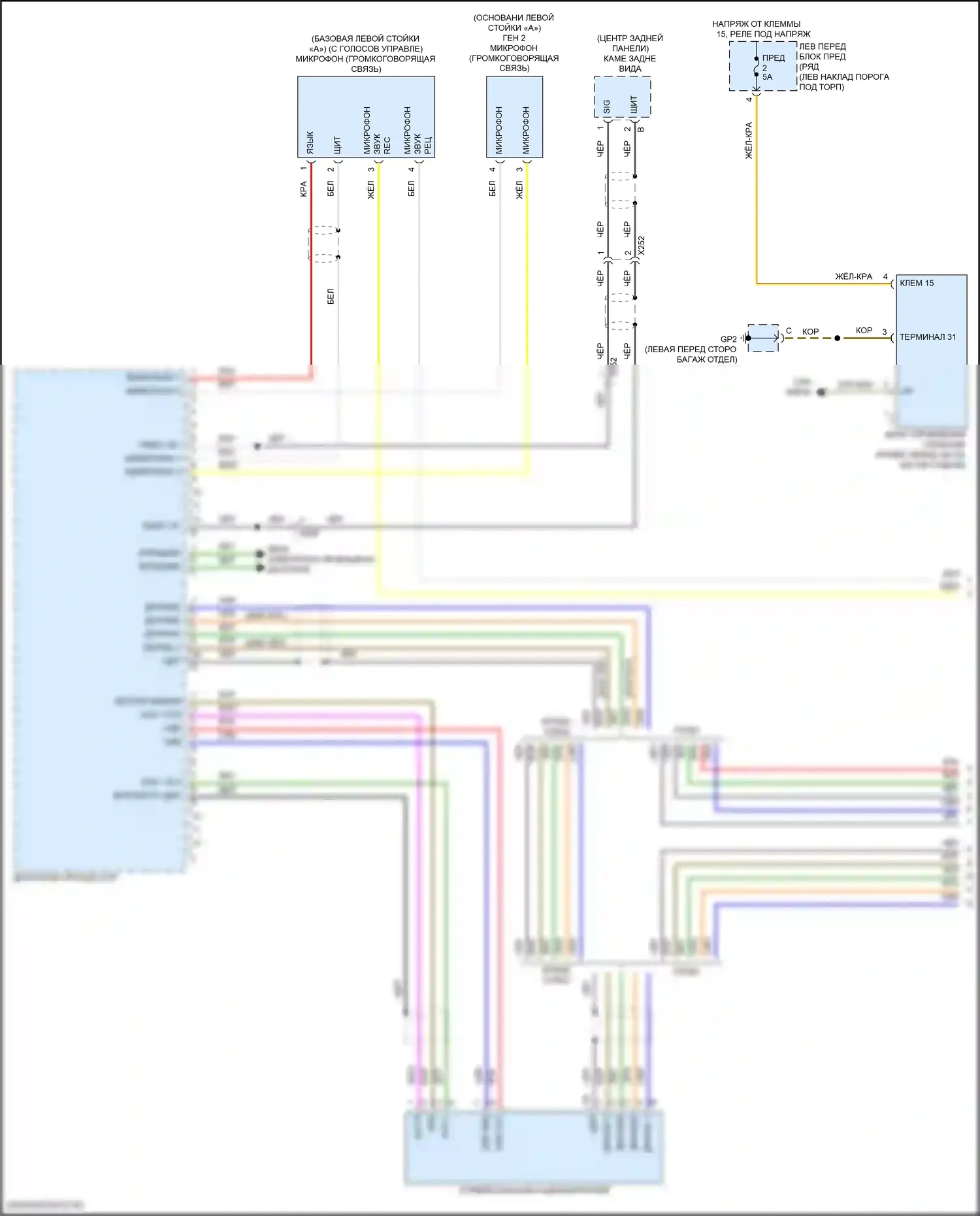 911 Carrera S Porsche 991 рестайлинг (2015-2019): Электросхема навигации, премиум с bose усилителем (1 из 4) 