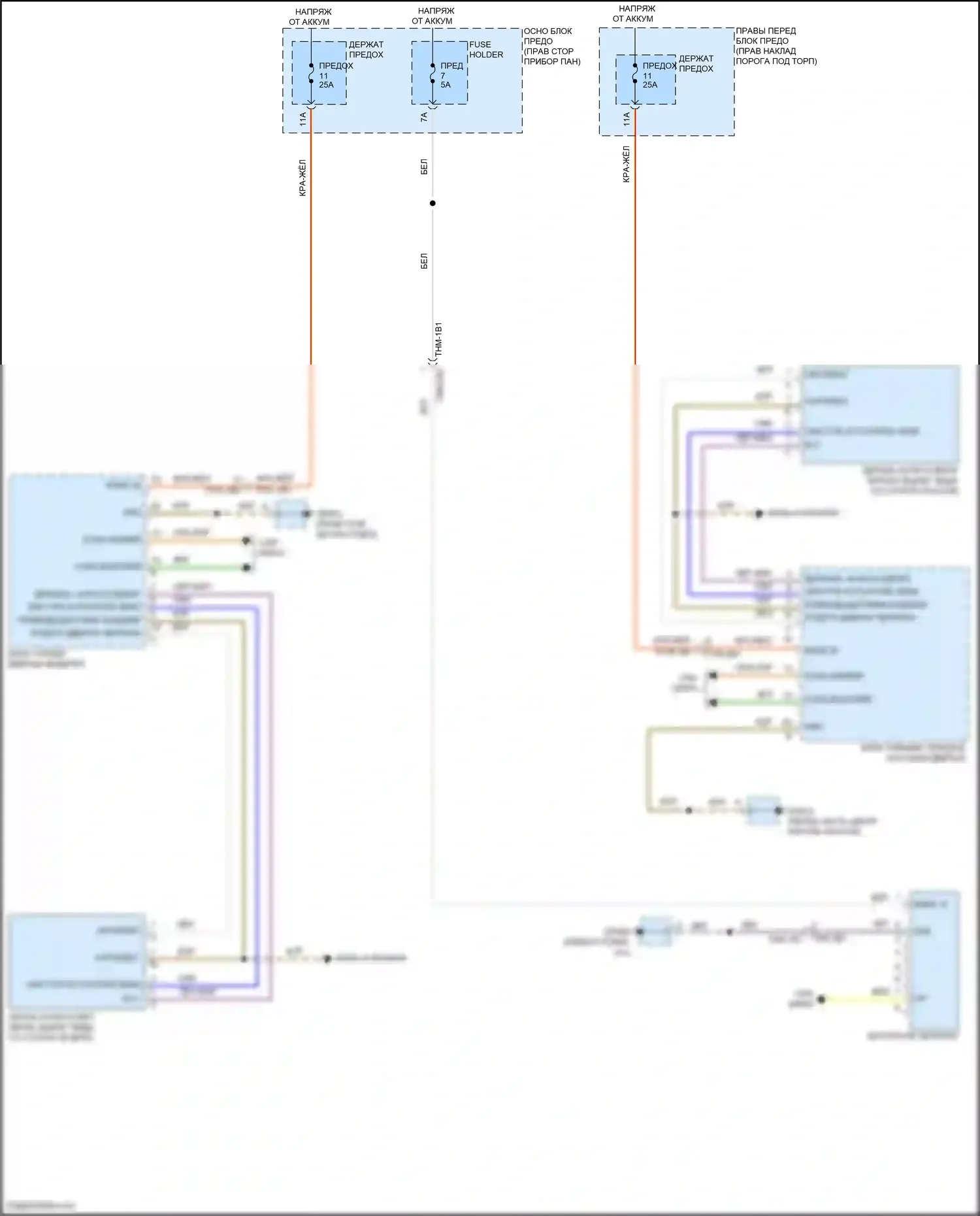 911 Carrera S Porsche 992 (2018-2024): Зеркало заднего вида с автозатемнением электросхема 