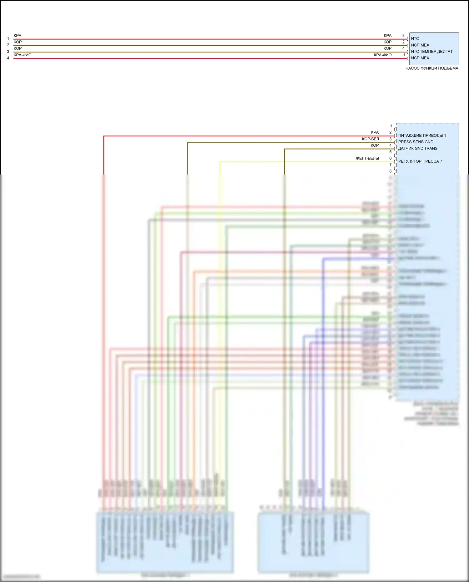 911 GT2 RS Porsche 991 рестайлинг (2017-2019): Pdk электросхема (3 из 3) 