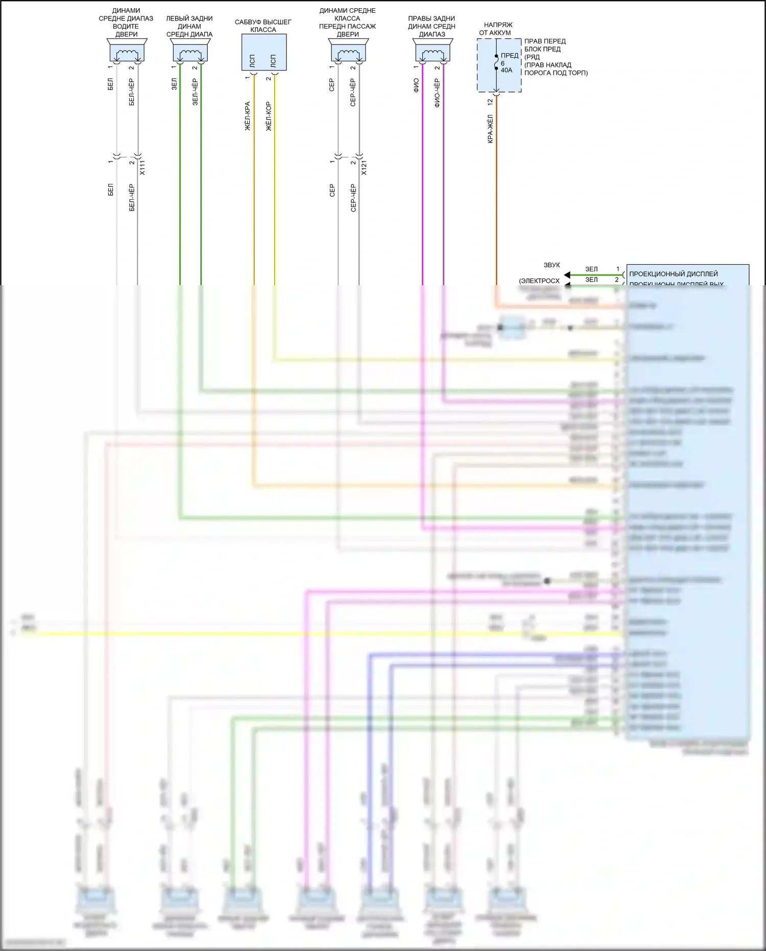 911 GT2 Porsche 991 (2017-2019): Электросхема навигации, премиум с bose усилителем (4 из 4) 