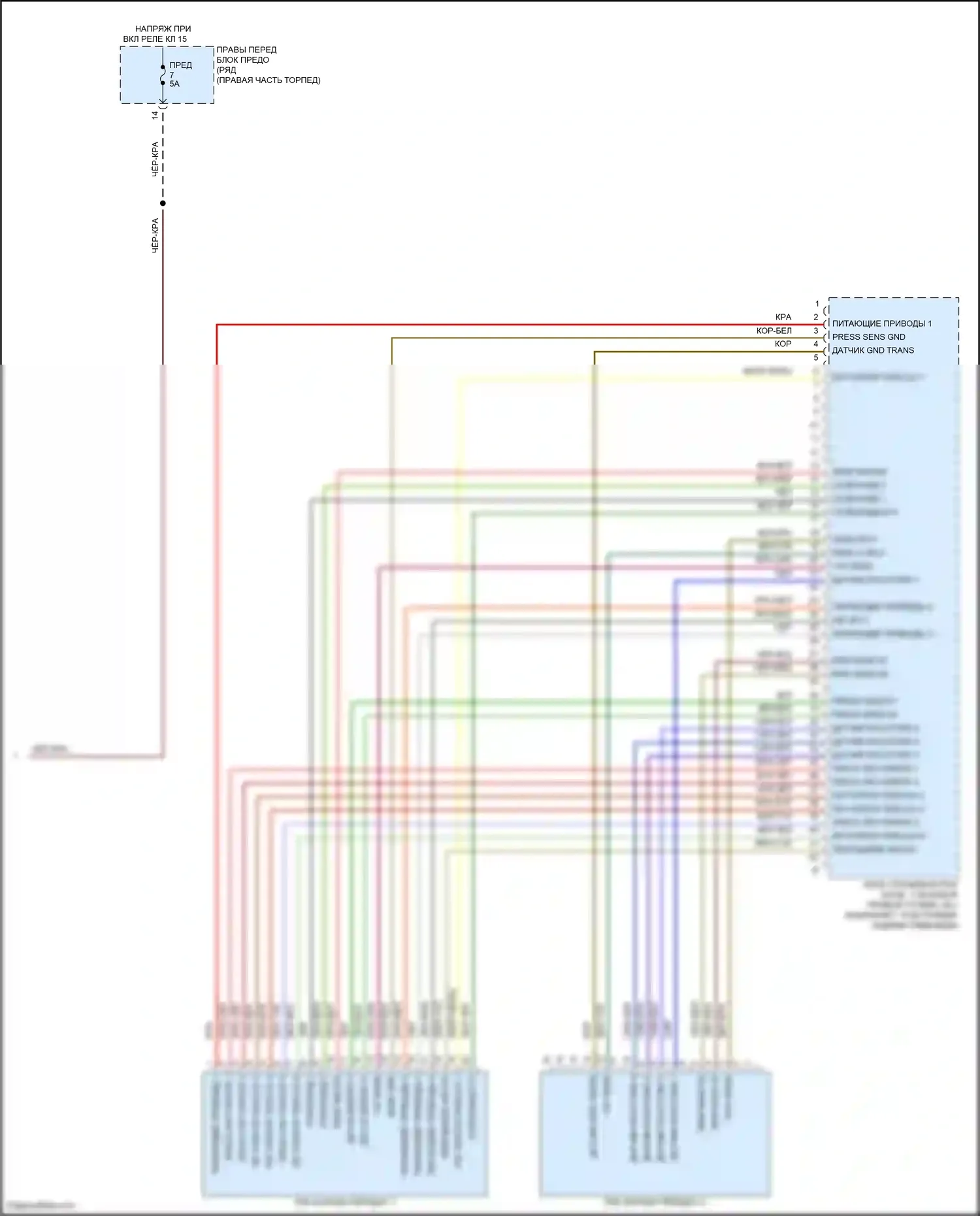 911 GT3 Porsche 991 (2013-2017): 3.8l turbo, pdk электросхема (2 из 2) 