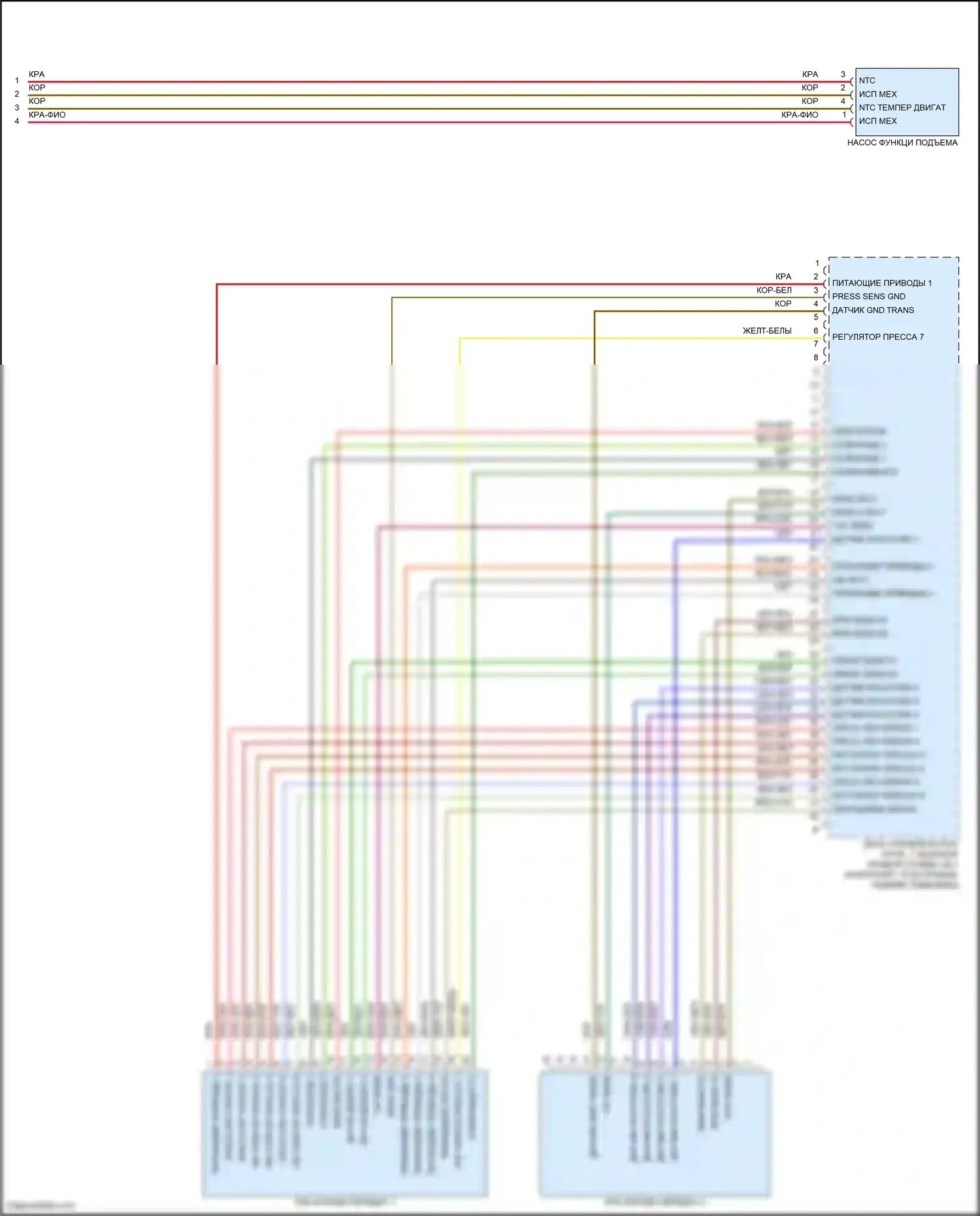 911 Targa 4 GTS Porsche 991 рестайлинг (2015-2019): Pdk электросхема (3 из 3) 