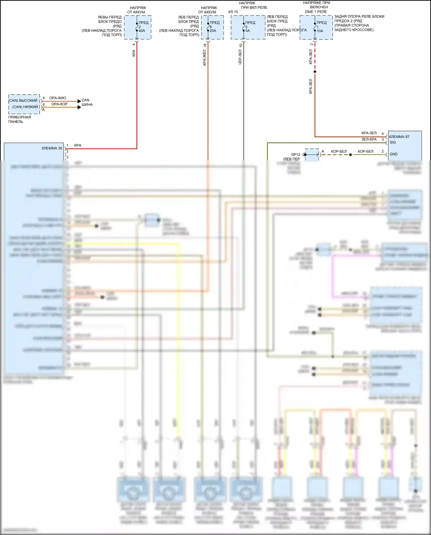 911 Targa 4 Porsche 991 рестайлинг (2015-2019): Антиблокировочная система abs электросхема 