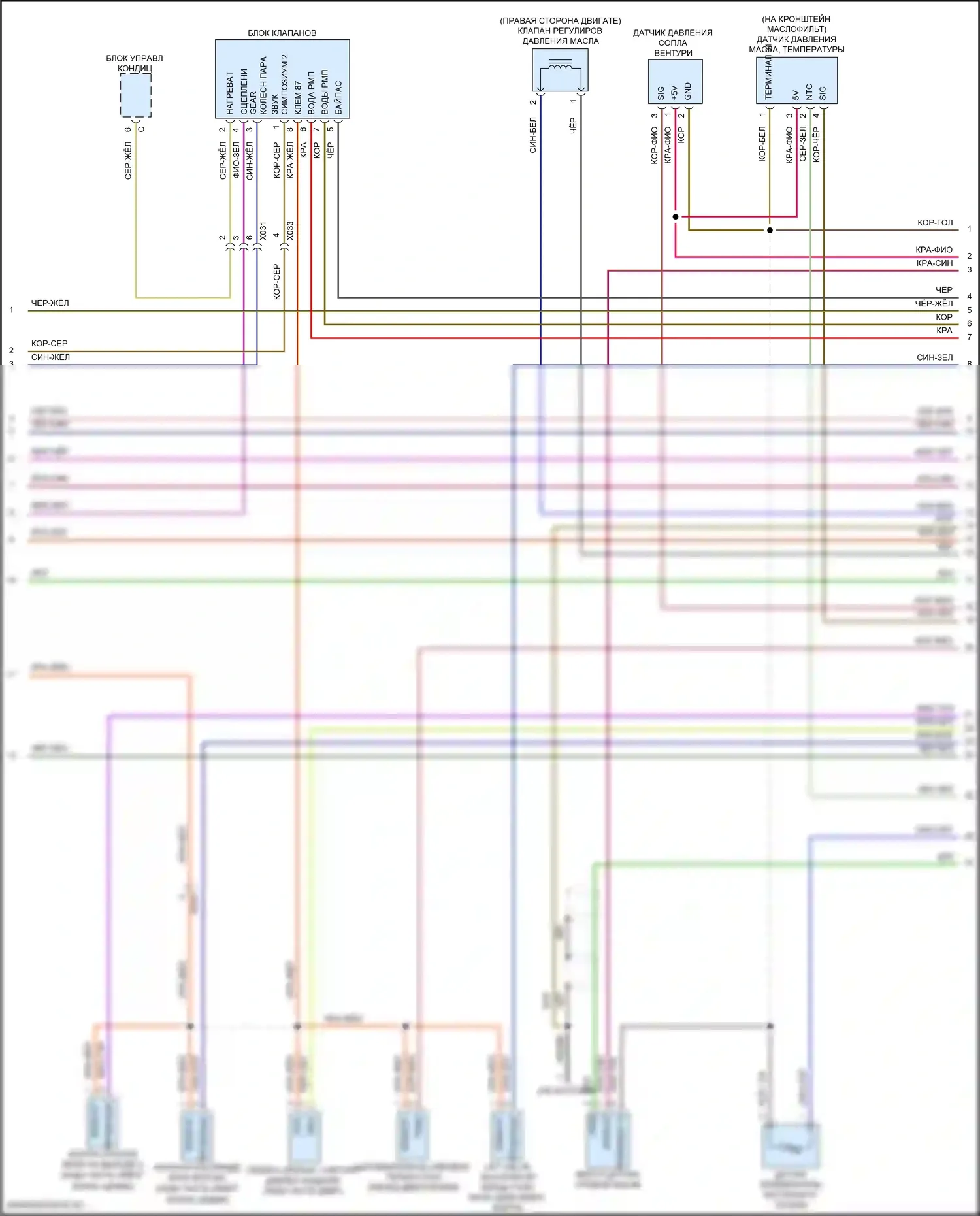 911 Targa 4 Porsche 991 рестайлинг (2015-2019): Электросхема двигателя 4.0l (5 из 7) 